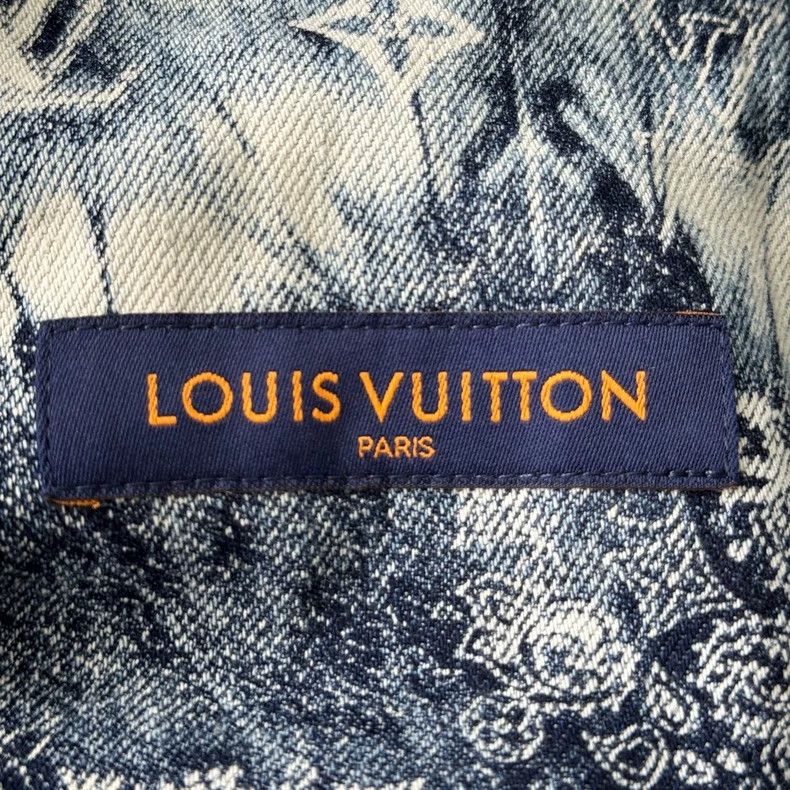 Louis Vuitton Louis Vuitton Denim Short Sleeve Shirt M Size-yf Size US M / EU 48-50 / 2 - 4 Thumbnail