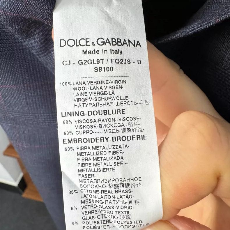 Dolce & Gabbana Dolce & Gabbana Logo Suit Jacket Size 48-yf Size US M / EU 48-50 / 2 - 3 Thumbnail