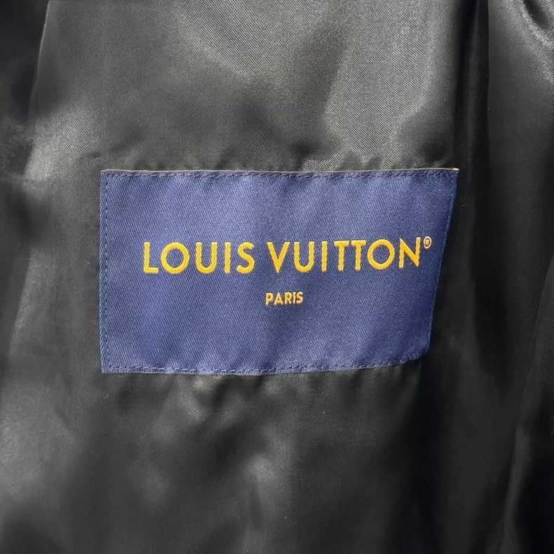 Louis Vuitton Louis Vuitton Black Logo Varsity Jacket-yf Size US L / EU 52-54 / 3 - 5 Thumbnail