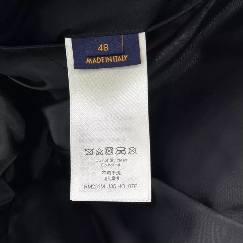 Louis Vuitton Louis Vuitton Black Logo Varsity Jacket-yf Size US L / EU 52-54 / 3 - 6 Thumbnail
