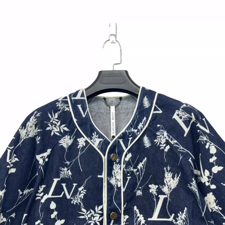 Louis Vuitton Louis Vuitton Short Sleeve Denim Shirt-yf Size US XL / EU 56 / 4 - 3 Thumbnail