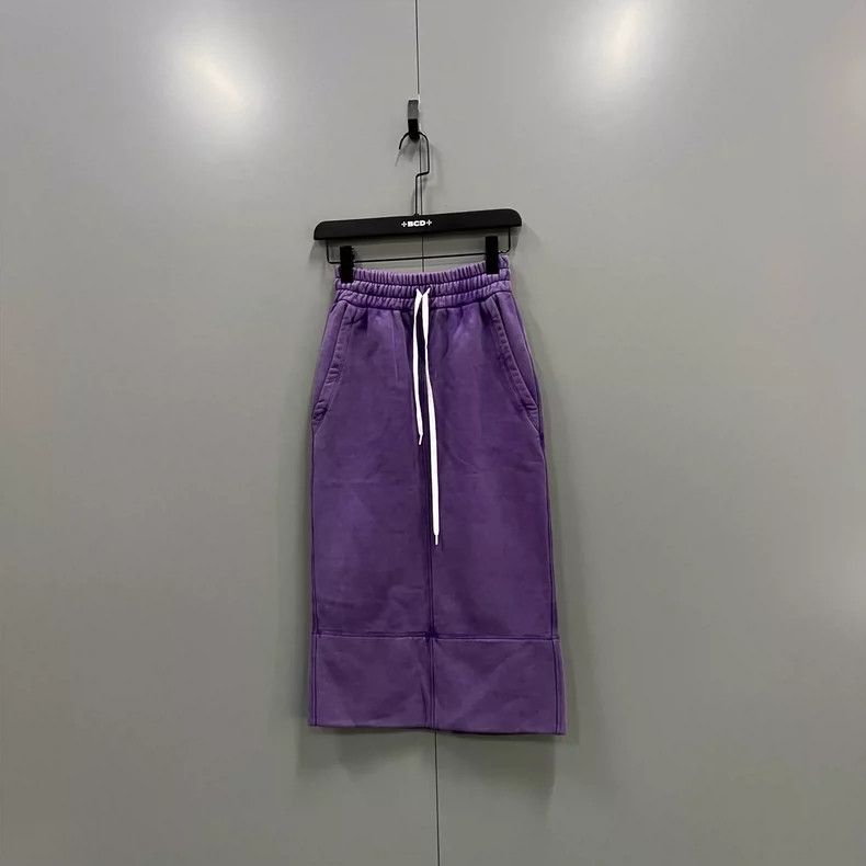 Miu Miu Purple High Waist Logo Skirt-yf