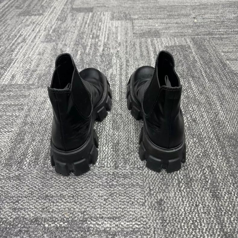 Prada PRADA Monolith Short Chelsea Boots 45 Size-yf Size US 11 / EU 44 - 3 Thumbnail