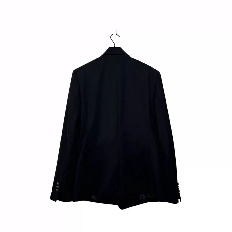 Balmain Balmain Black Wool Double-Breasted Blazer-yf Size US L / EU 52-54 / 3 - 3 Thumbnail