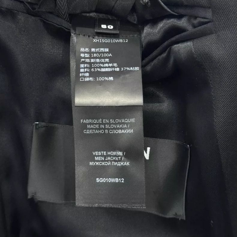 Balmain Balmain Black Wool Double-Breasted Blazer-yf Size US L / EU 52-54 / 3 - 5 Thumbnail