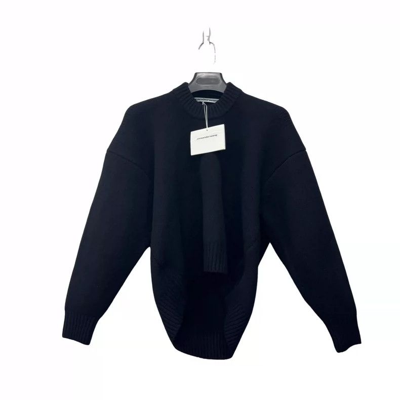 Alexander Wang Alexander Wang Black Oversized Sweater XS-yf Size US XS / EU 42 / 0 - 2 Thumbnail