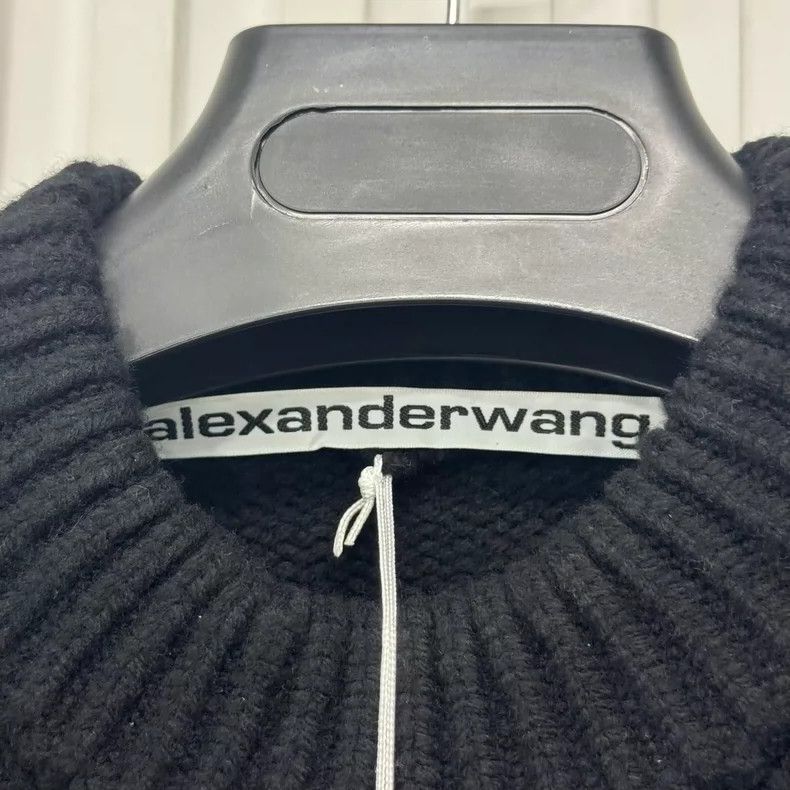Alexander Wang Alexander Wang Black Oversized Sweater XS-yf Size US XS / EU 42 / 0 - 5 Thumbnail