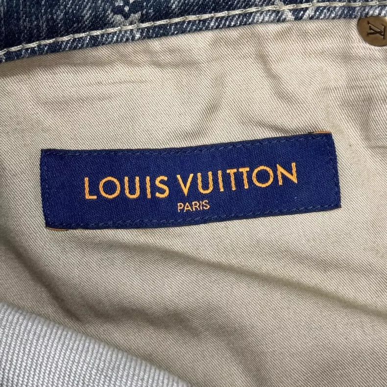 Louis Vuitton Louis Vuitton Green Logo Denim Trousers-yf Size US 34 / EU 50 - 5 Thumbnail