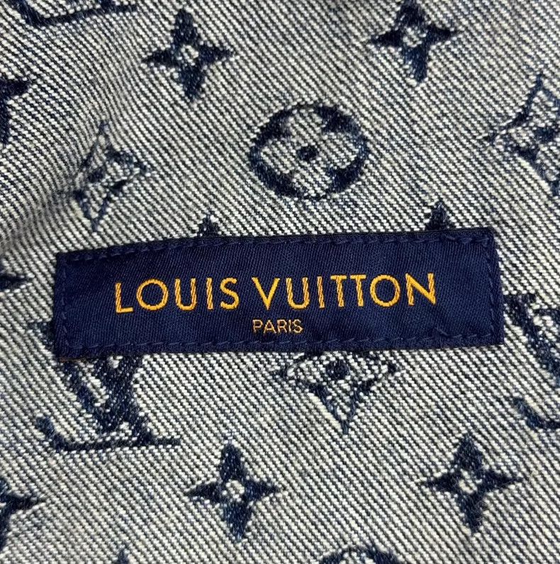 Louis Vuitton Louis Vuitton Nigo Blue Denim Jacket-yf Size US L / EU 52-54 / 3 - 6 Thumbnail