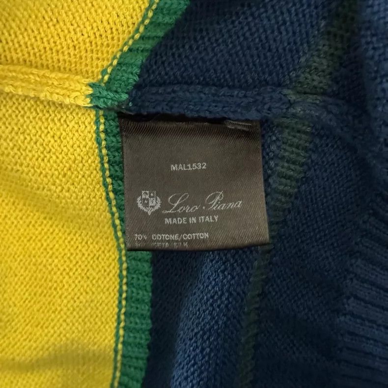 Loro Piana Loro Piana Striped Knit Sweater Size 48-yf Size US L / EU 52-54 / 3 - 5 Thumbnail