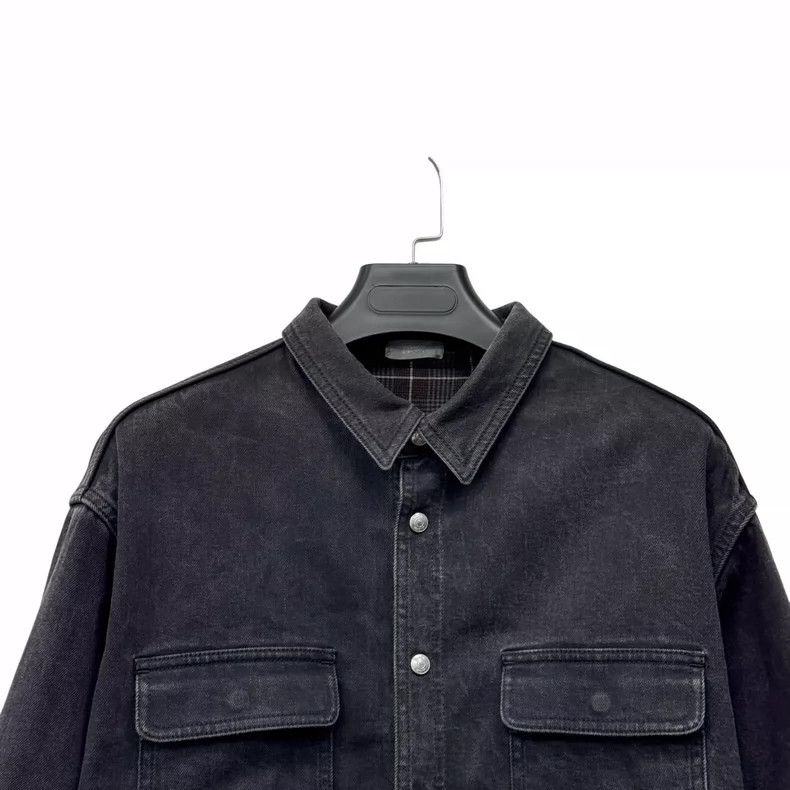 Dior DIOR Long Sleeve Denim Jacket Size 42-yf Size US L / EU 52-54 / 3 - 3 Thumbnail