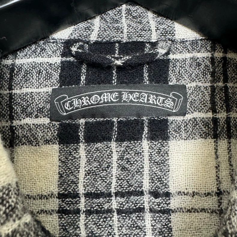 Chrome Hearts Chrome Hearts Flame Check Wool Shirt-yf Size US M / EU 48-50 / 2 - 6 Thumbnail