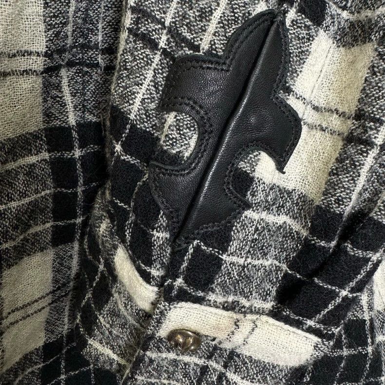 Chrome Hearts Chrome Hearts Flame Check Wool Shirt-yf Size US M / EU 48-50 / 2 - 3 Thumbnail