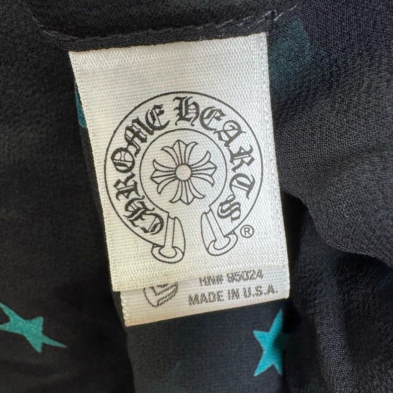 Chrome Hearts Chrome Hearts Star Silk Shirt Size L-yf Size US L / EU 52-54 / 3 - 3 Thumbnail