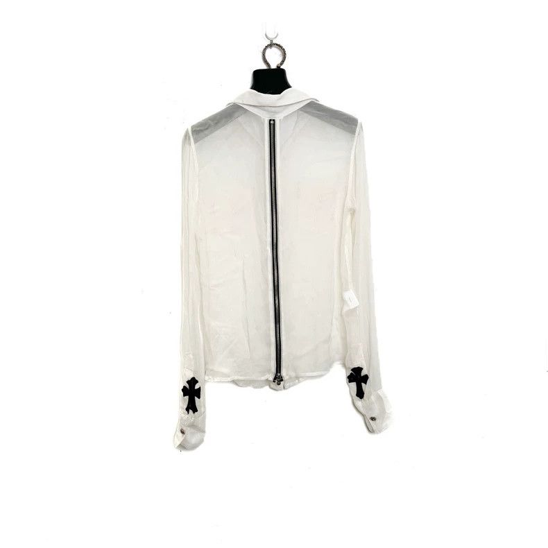 Chrome Hearts Chrome Hearts Silk Sheer Cross Shirt-yf Size US L / EU 52-54 / 3 - 2 Thumbnail