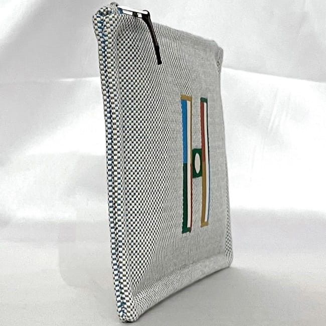 Hermes HERMES Clutch Bag Neutrals Cotton Size ONE SIZE - 2 Thumbnail