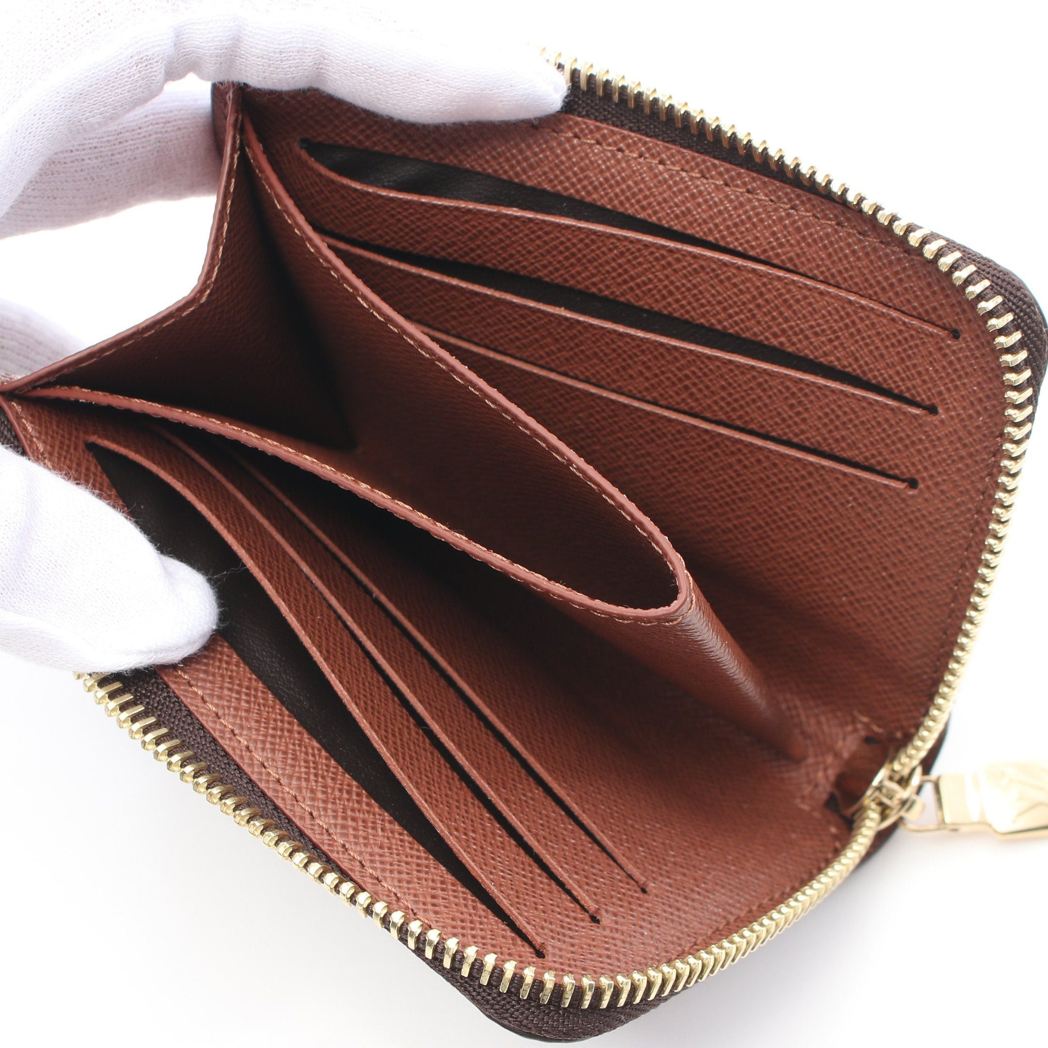 Louis Vuitton Louis Vuitton Portefeuil Noah Compact Monogram Coin Purse Wallet Leather Brown L-Shaped Zipper Size ONE SIZE - 3 Thumbnail