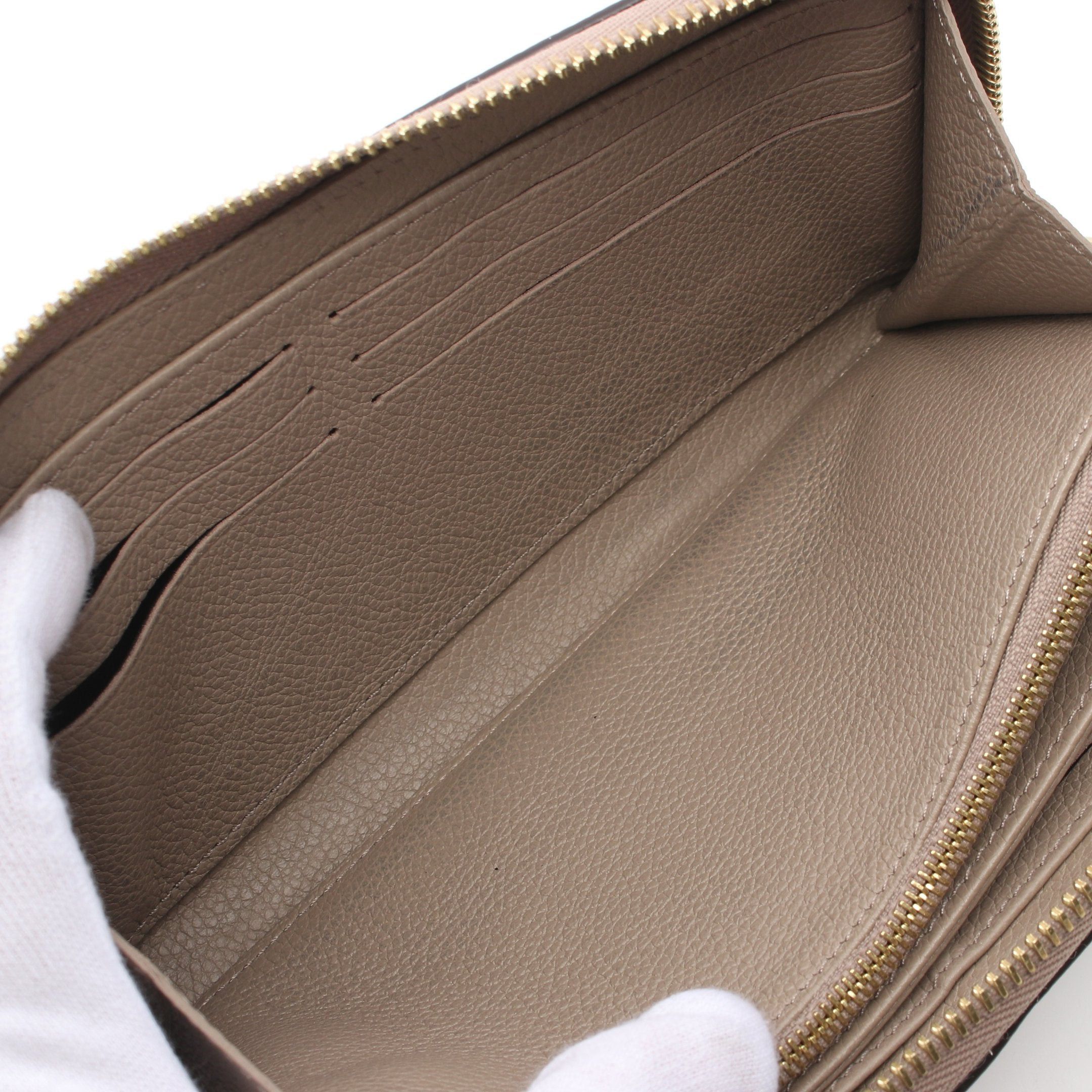 Louis Vuitton Louis Vuitton Zippy Wallet Bicolor Monogram Empreinte Tourterelle Claim Round Zipper Long Leather Gray Beige Ivory Size ONE SIZE - 8 Thumbnail
