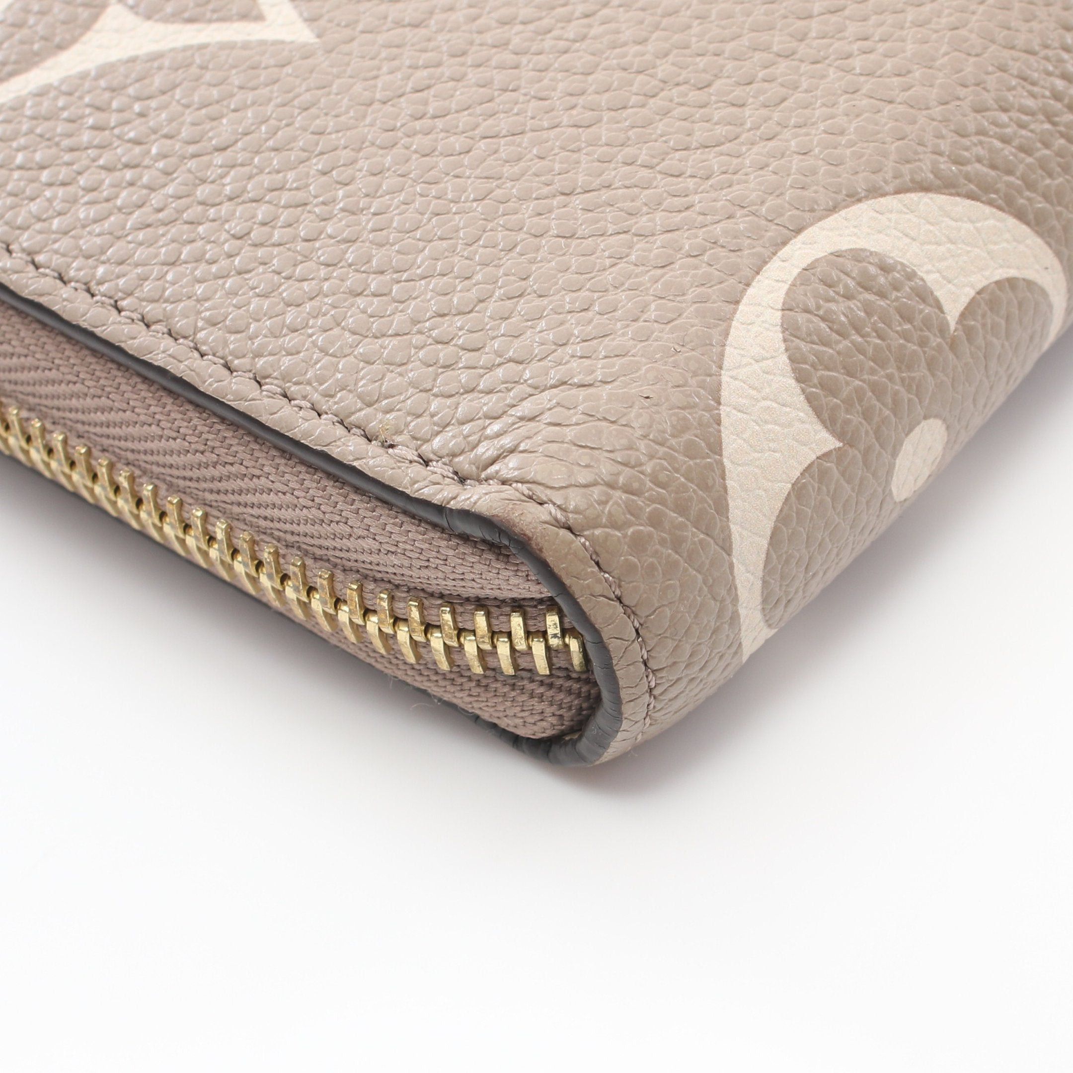 Louis Vuitton Louis Vuitton Zippy Wallet Bicolor Monogram Empreinte Tourterelle Claim Round Zipper Long Leather Gray Beige Ivory Size ONE SIZE - 6 Thumbnail