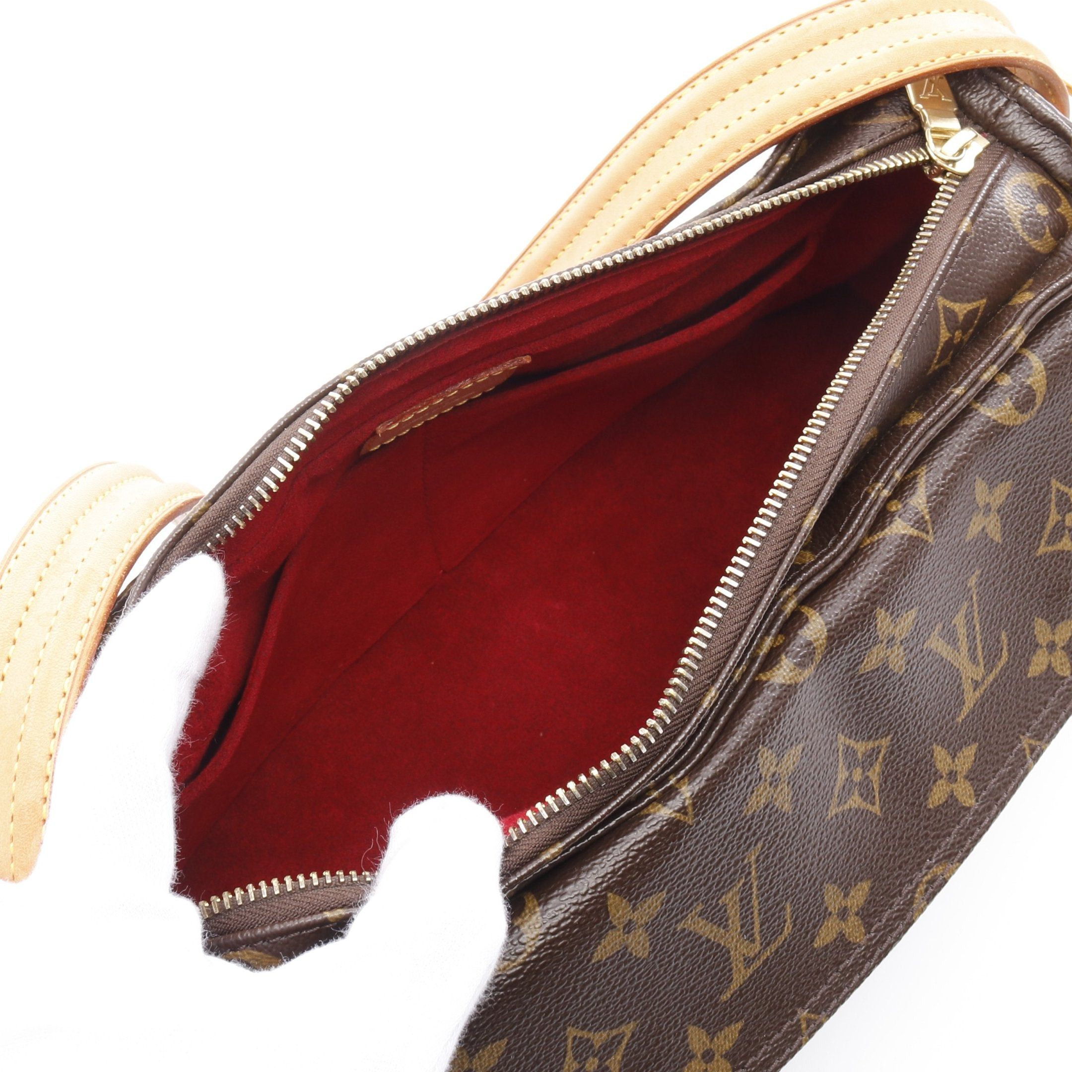 Louis Vuitton Louis Vuitton Vivacite Mm Monogram Shoulder Bag Leather Brown Size ONE SIZE - 3 Thumbnail