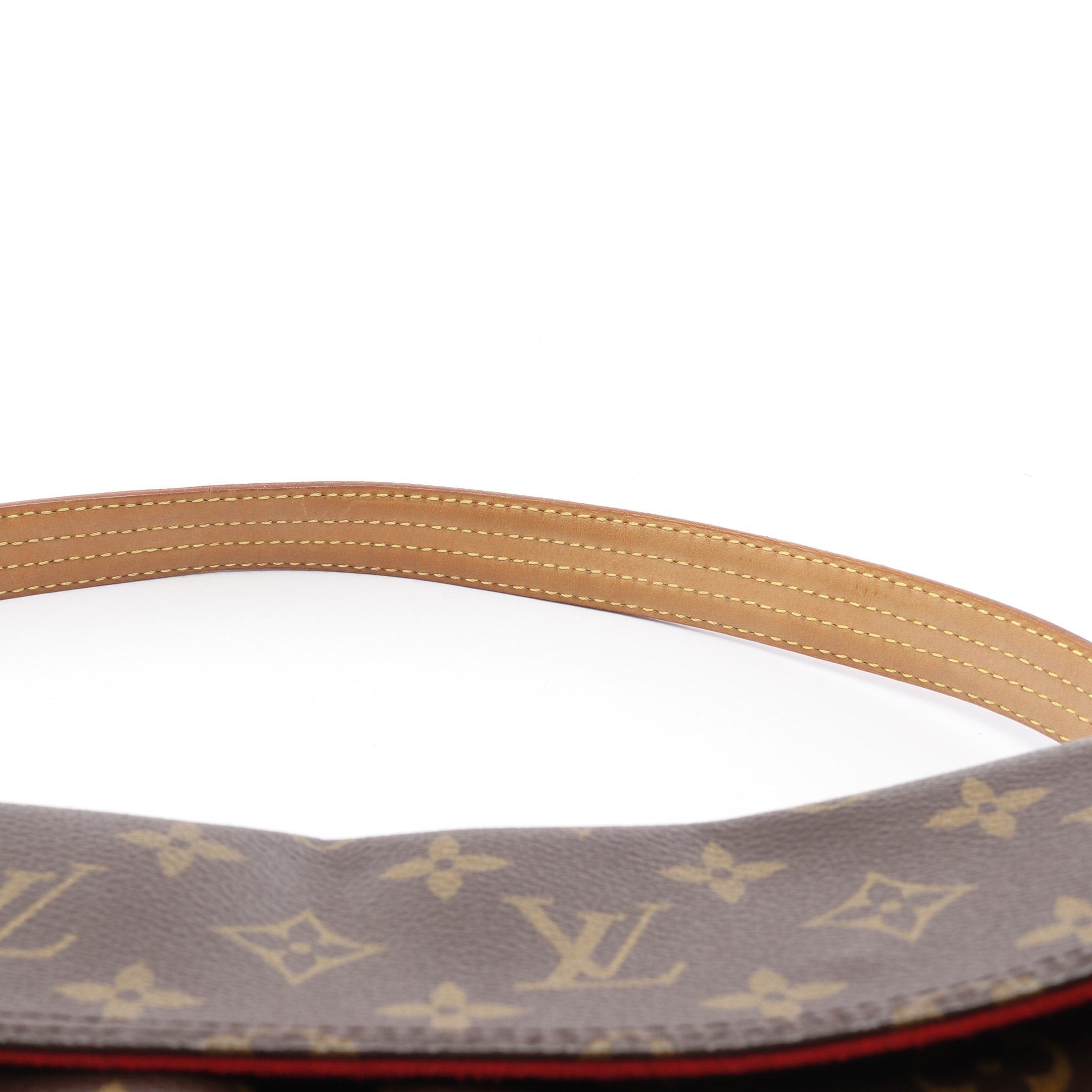 Louis Vuitton Louis Vuitton Vivacite Mm Monogram Shoulder Bag Leather Brown Size ONE SIZE - 9 Thumbnail
