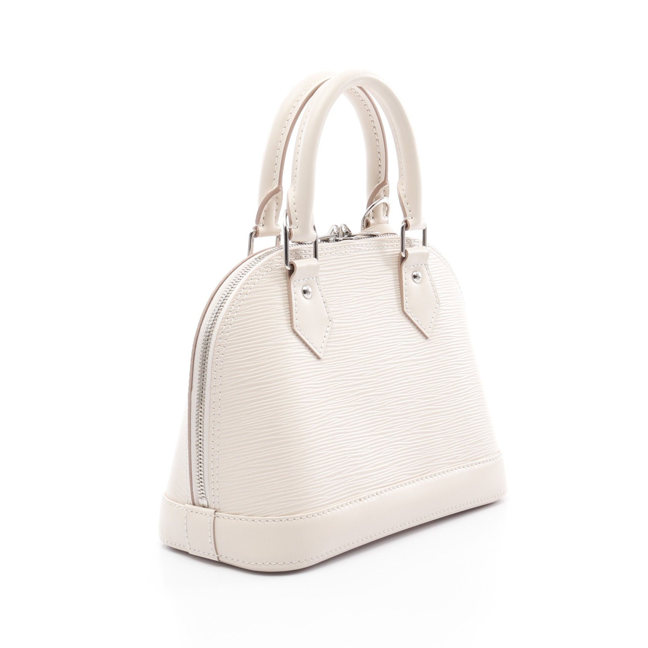 Louis Vuitton Louis Vuitton Alma Bb Epi Quartz Handbag Leather Ivory Size ONE SIZE - 2 Thumbnail