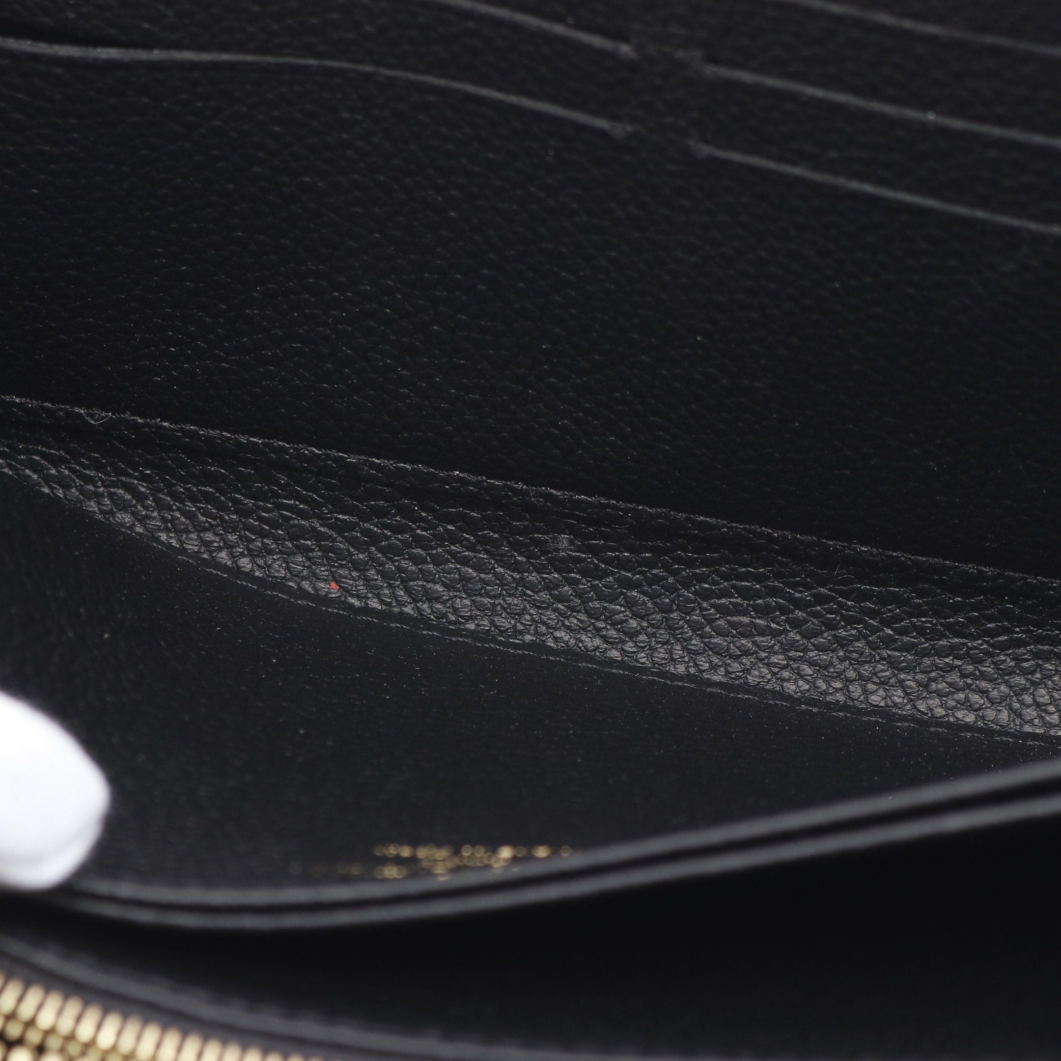 Louis Vuitton Louis Vuitton Zippy Wallet Monogram Empreinte Noir Round Zipper Long Leather Black Size ONE SIZE - 7 Thumbnail