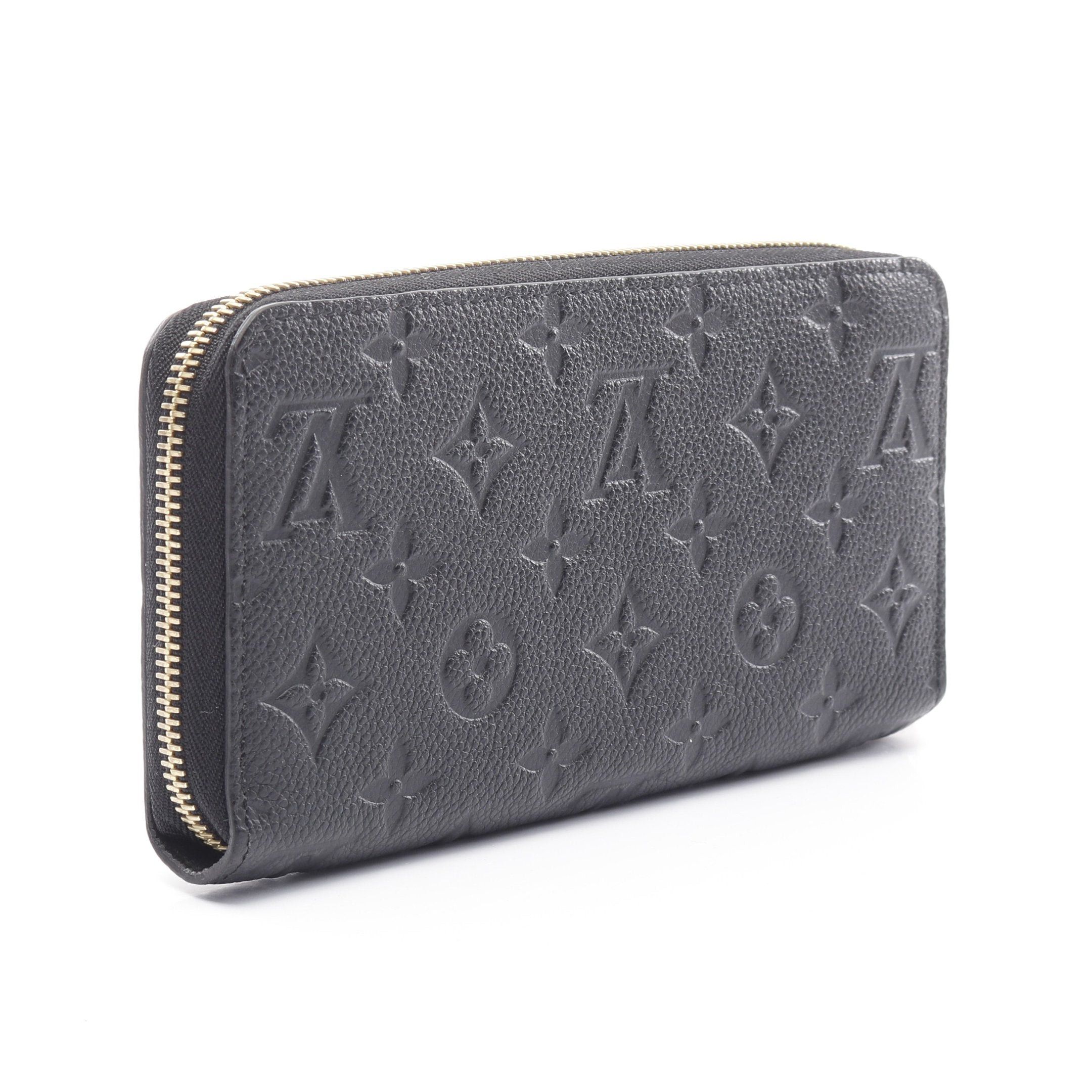 Louis Vuitton Louis Vuitton Zippy Wallet Monogram Empreinte Noir Round Zipper Long Leather Black Size ONE SIZE - 2 Thumbnail