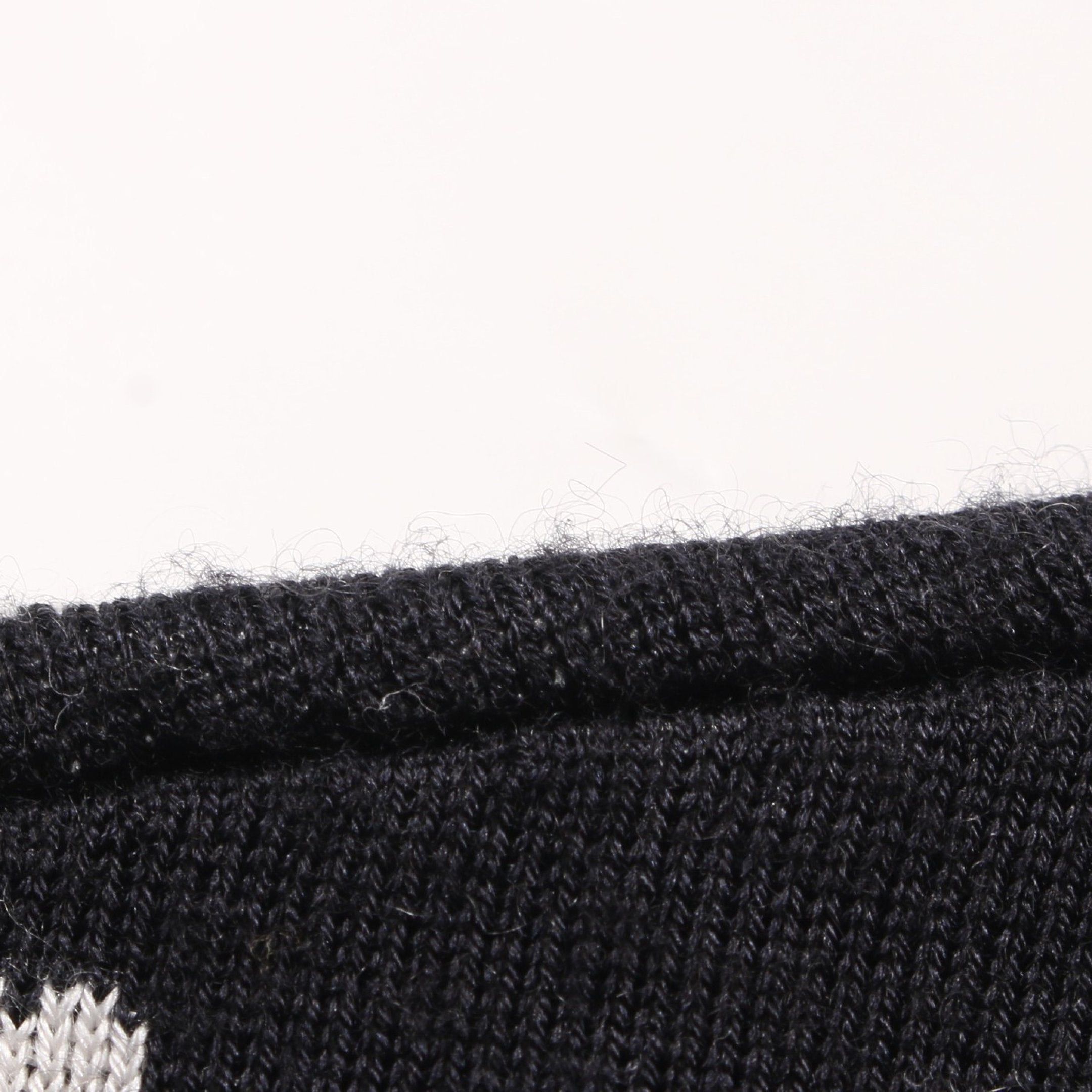 Hermes Hermes Brides De Gala Cardigan Crew Neck Heart Cashmere Silk Black Off White Size ONE SIZE - 8 Thumbnail