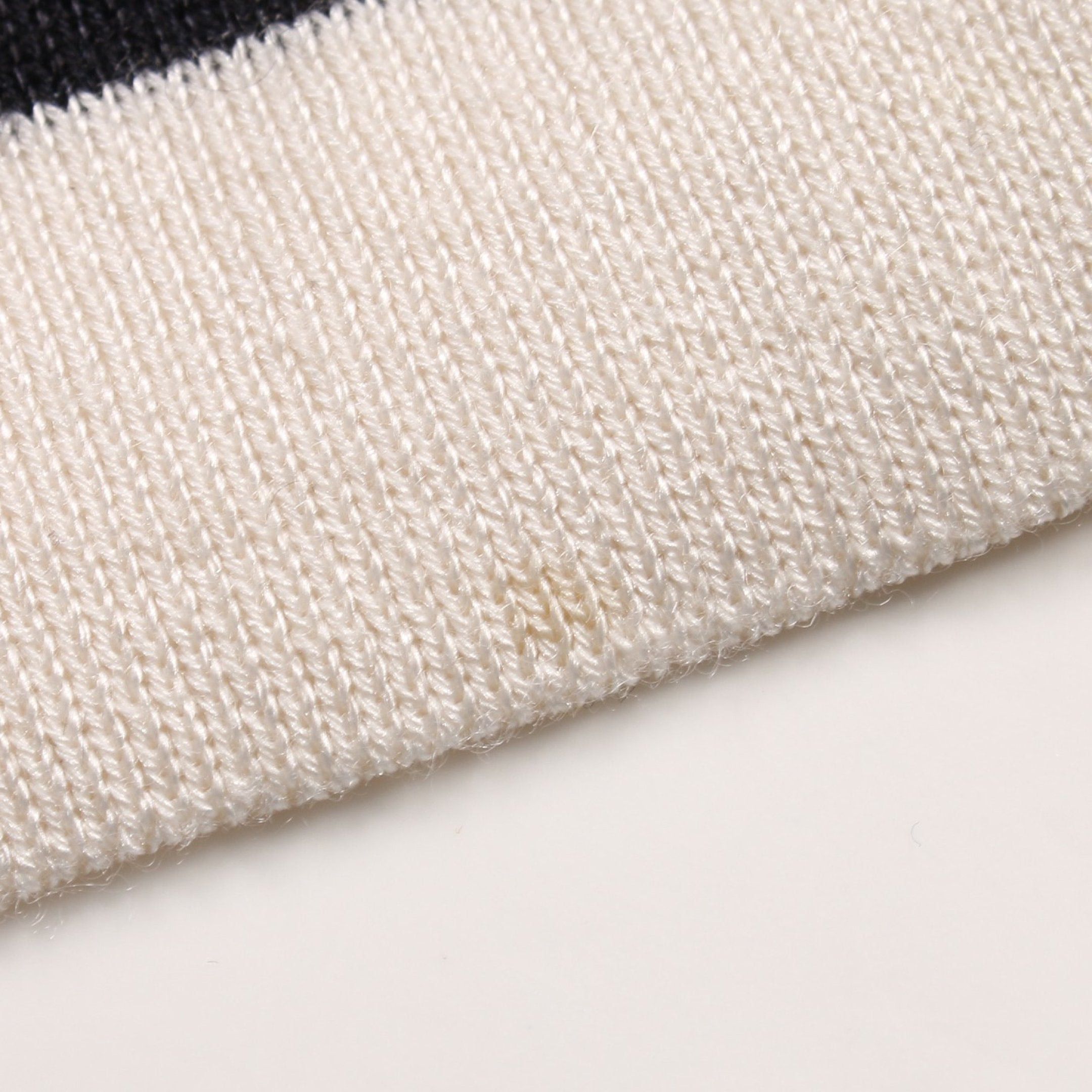 Hermes Hermes Brides De Gala Cardigan Crew Neck Heart Cashmere Silk Black Off White Size ONE SIZE - 7 Thumbnail