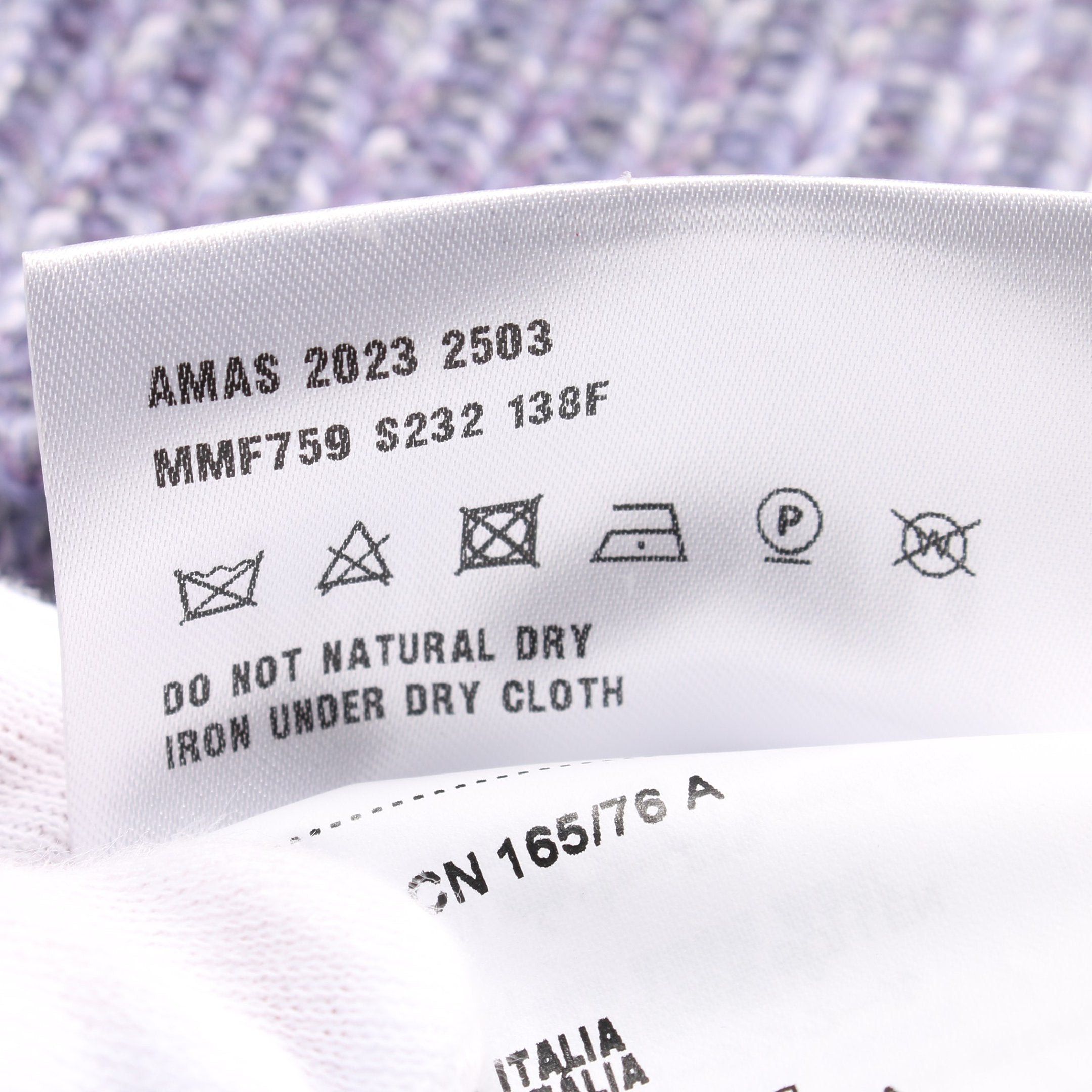 Miu Miu Miu Miu Cardigan Cashmere Wool Purple Gray Size ONE SIZE - 5 Thumbnail