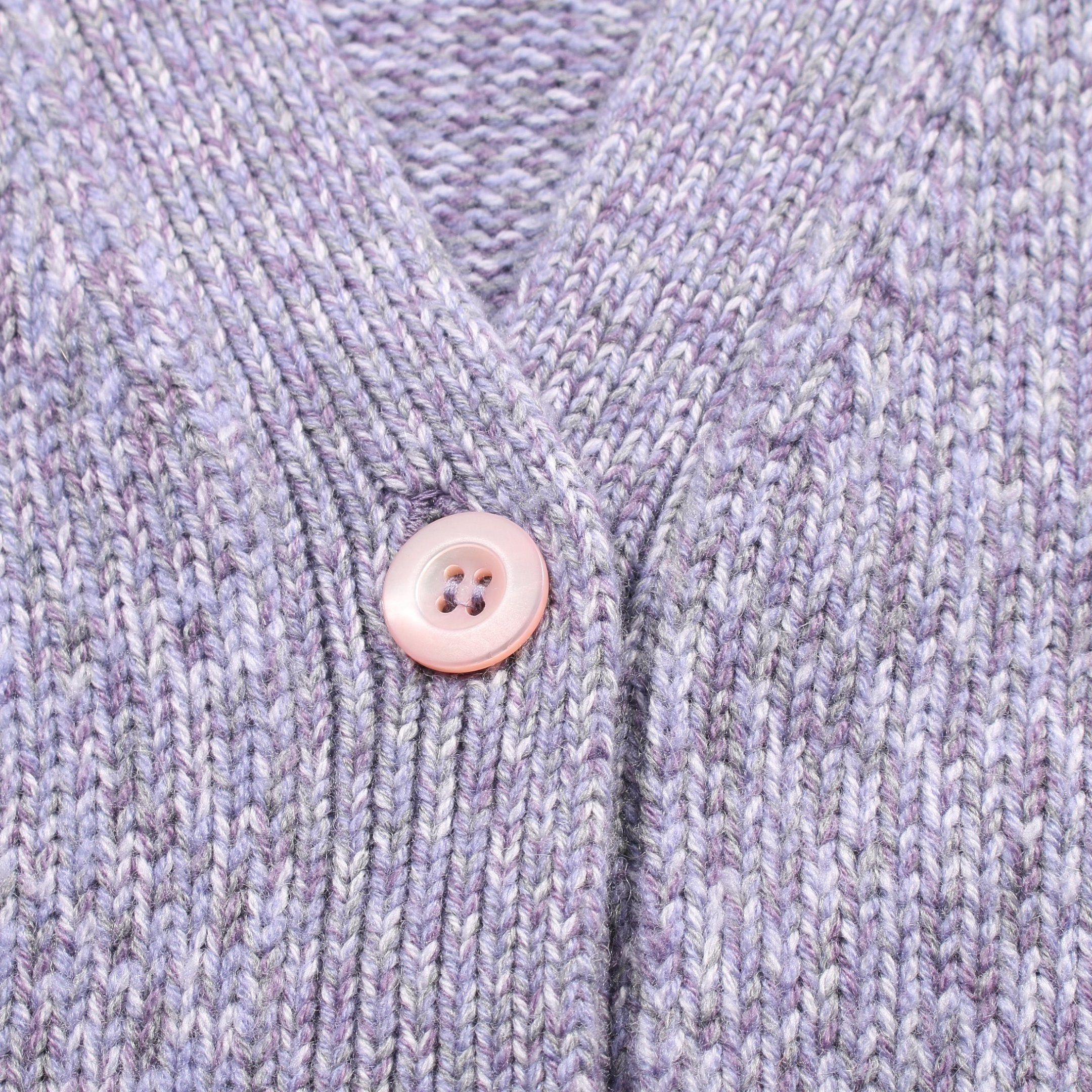 Miu Miu Miu Miu Cardigan Cashmere Wool Purple Gray Size ONE SIZE - 9 Thumbnail