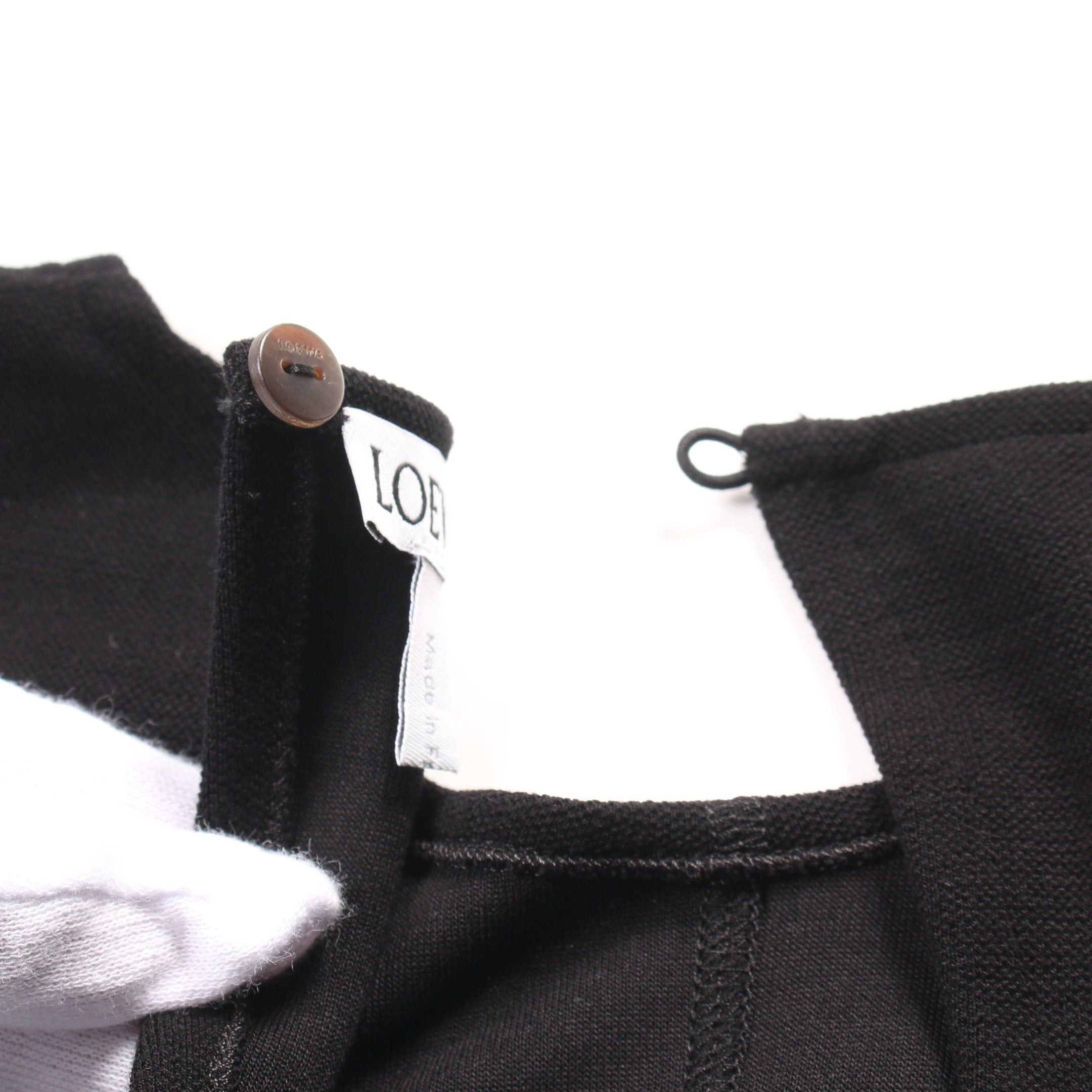 Loewe Loewe One Piece Asymmetry Rayon Black Size ONE SIZE - 7 Thumbnail