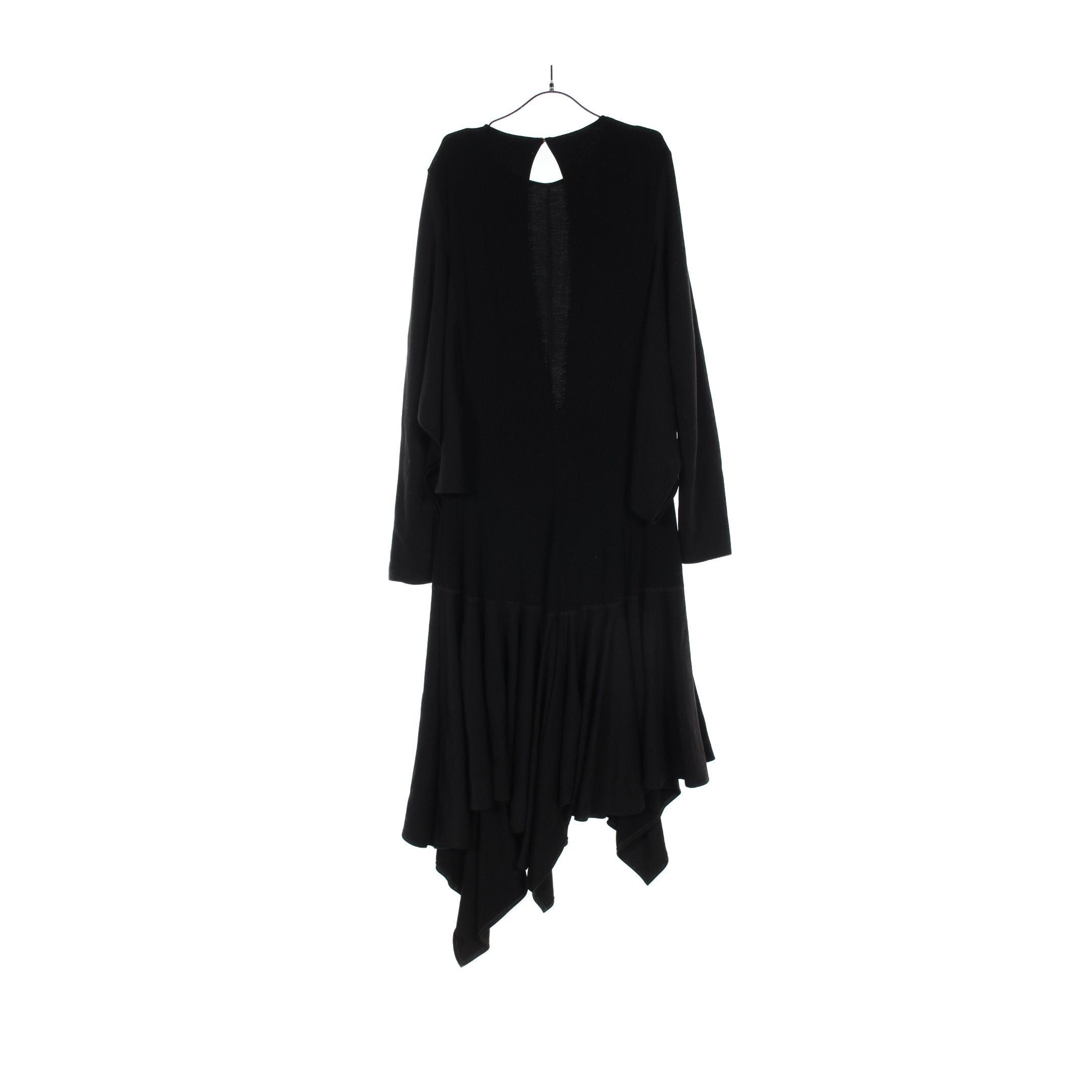 Loewe Loewe One Piece Asymmetry Rayon Black Size ONE SIZE - 2 Thumbnail