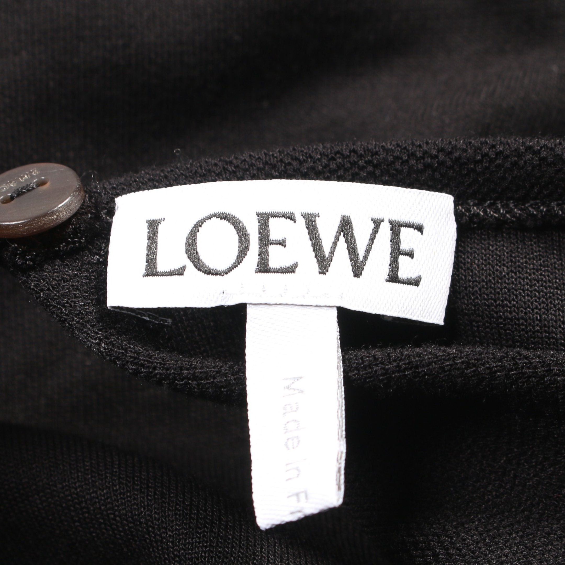 Loewe Loewe One Piece Asymmetry Rayon Black Size ONE SIZE - 3 Thumbnail
