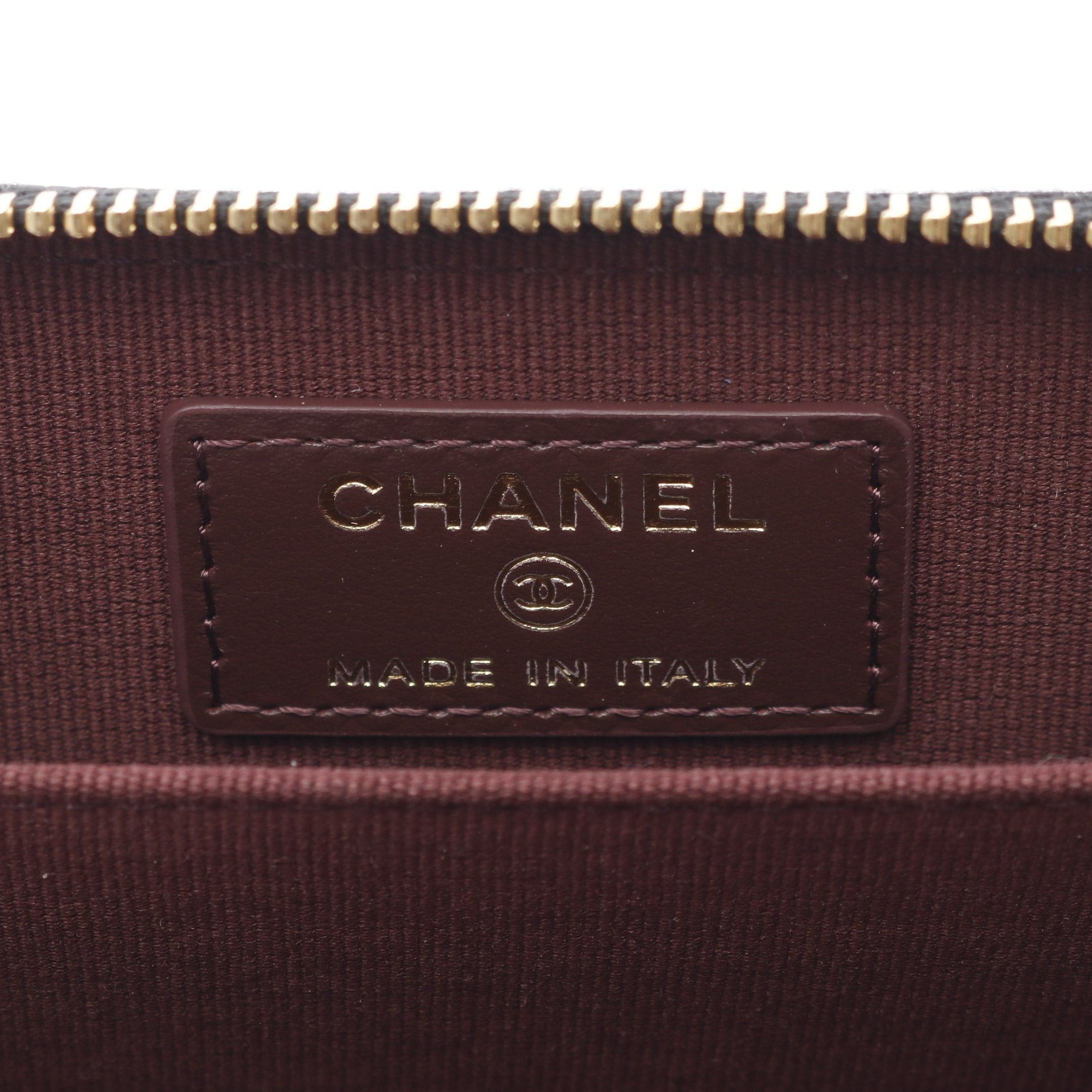 Chanel Chanel Classic Zip Coin Purse Matelasse Caviar Skin Black Gold Hardware Size ONE SIZE - 4 Thumbnail