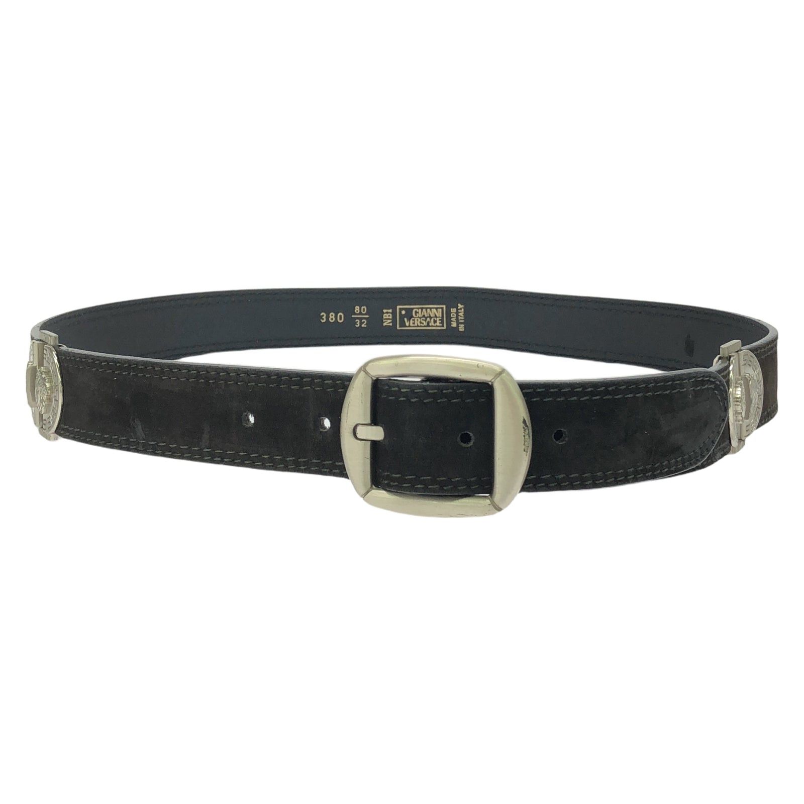 Versace Versace Belt Suede Brown Size ONE SIZE - 2 Thumbnail