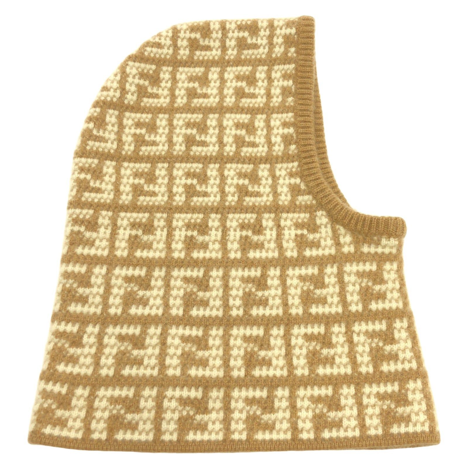 Fendi Fendi Balaclava Hat Cashmere Beige Size ONE SIZE - 6 Thumbnail
