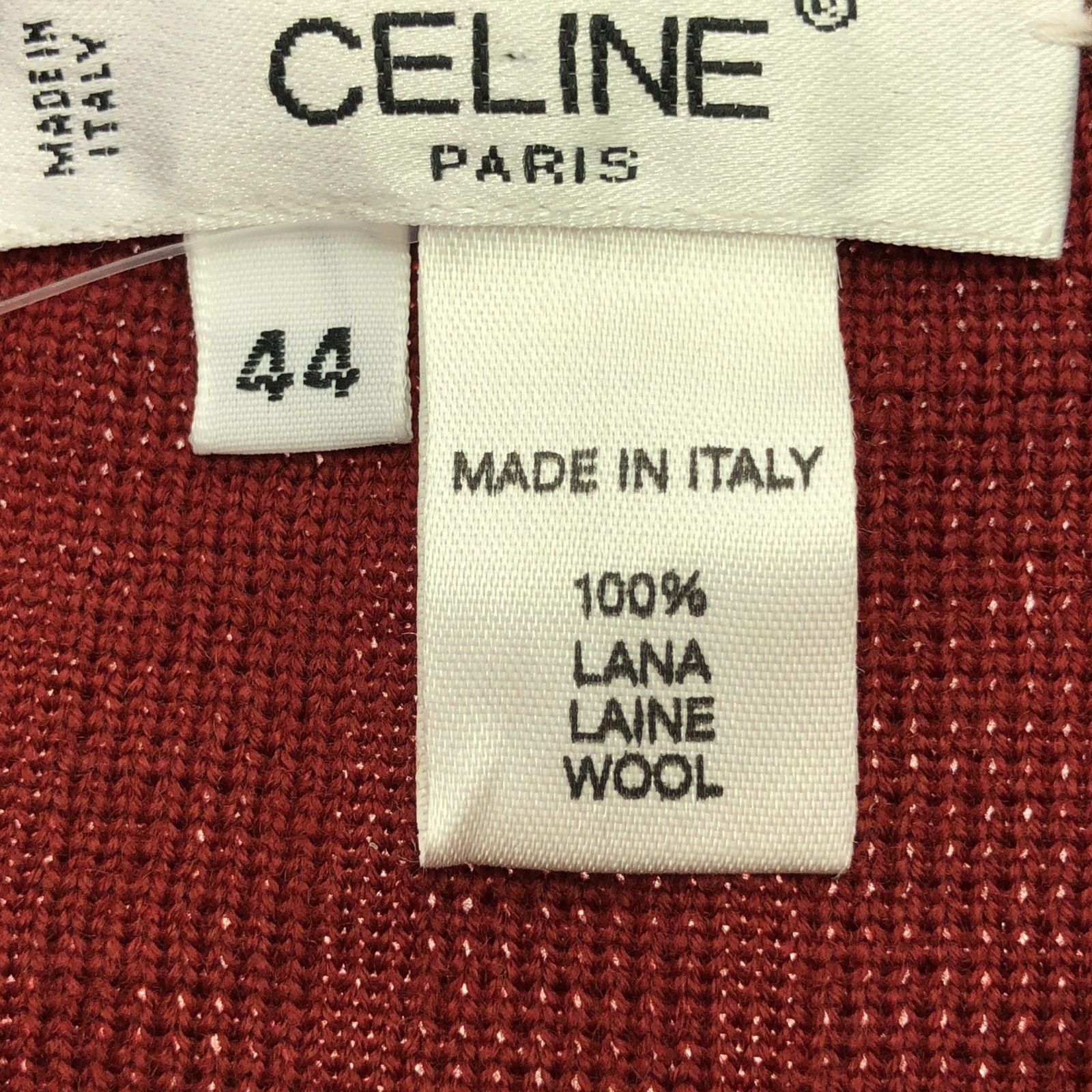 Celine Celine Knit Dress One Piece Wool Red Size ONE SIZE - 6 Thumbnail