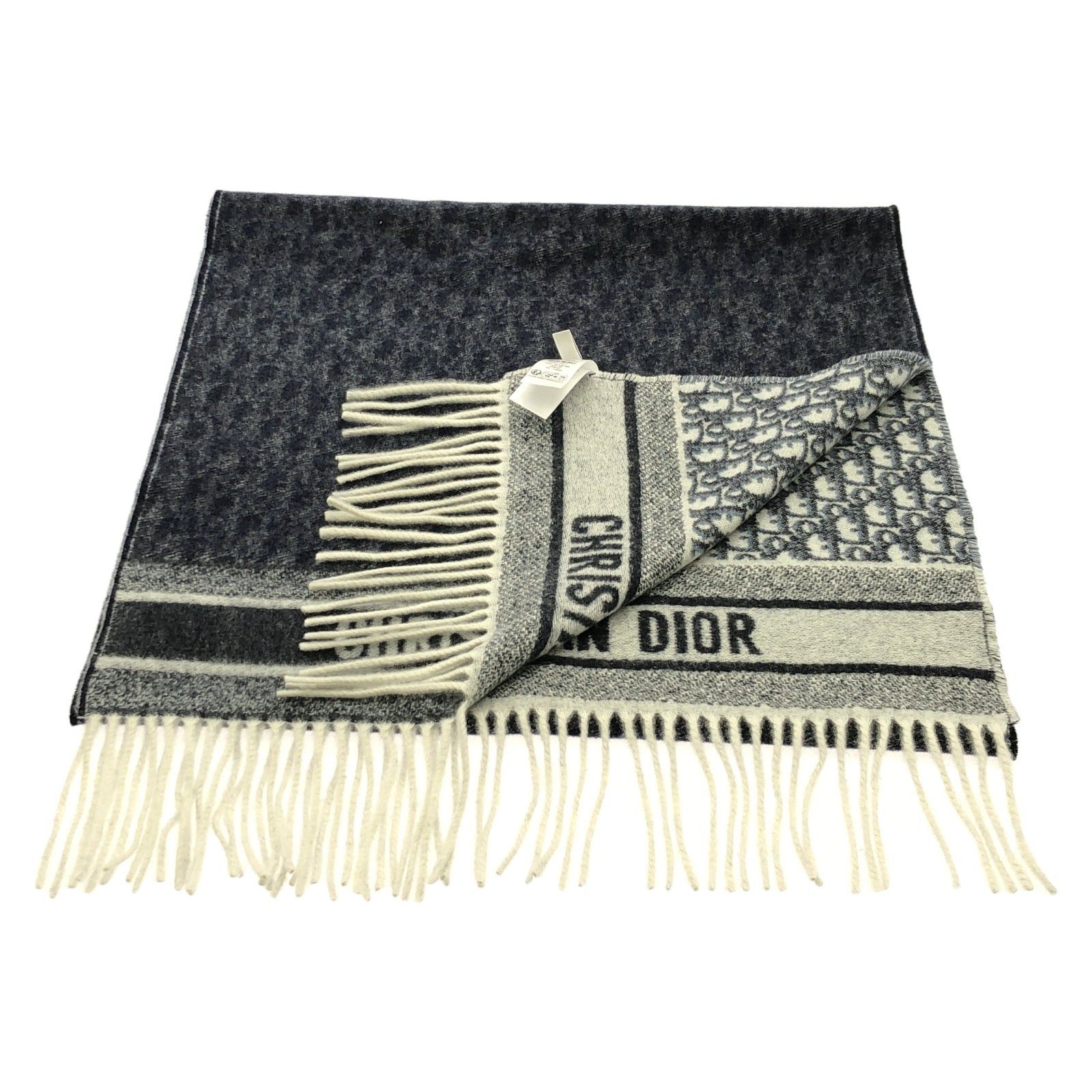 Dior Dior Stall Cashmere Navy Size ONE SIZE - 2 Thumbnail