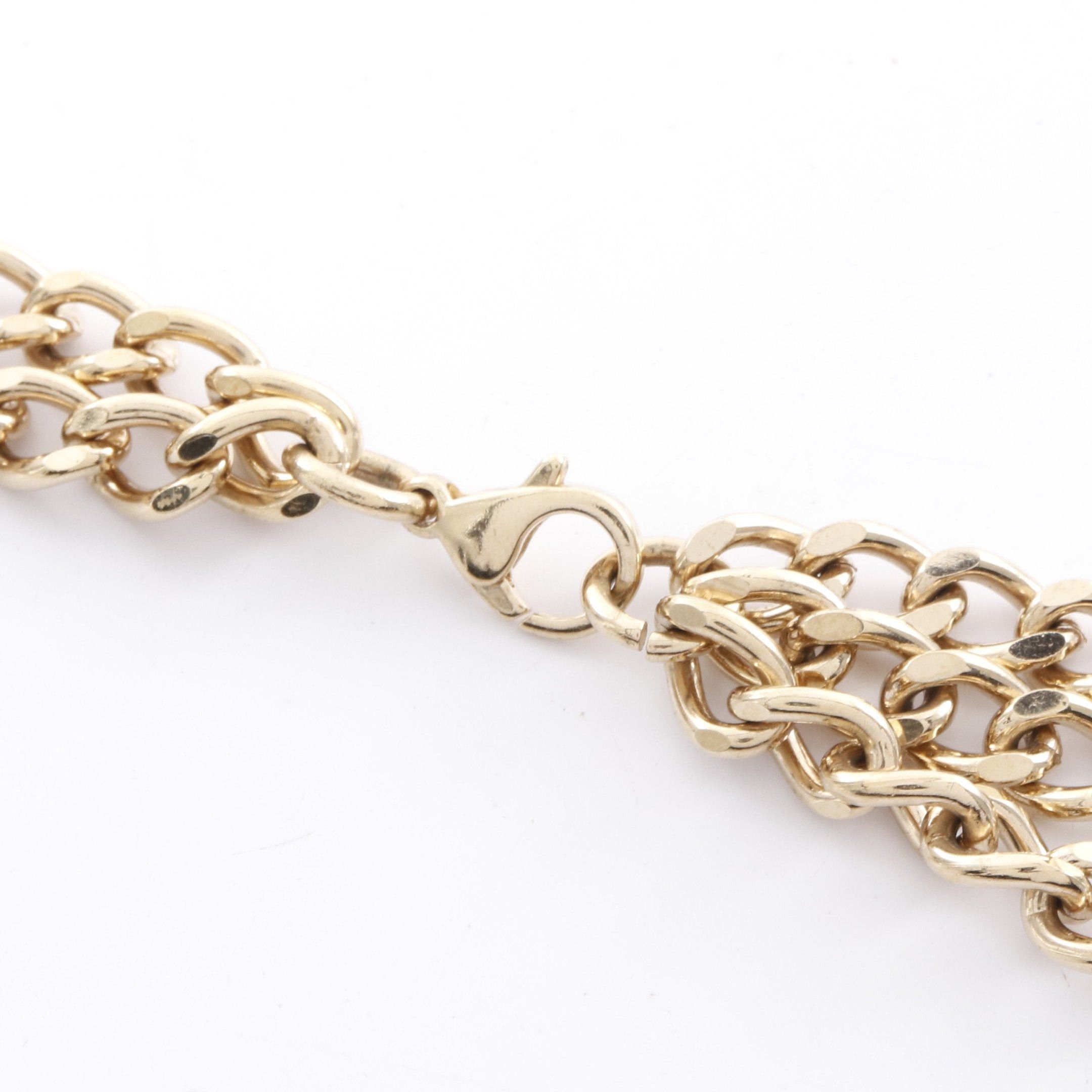 Chanel Chanel Coco Chain Belt Gp Rhinestone Gold Pink 02P Size ONE SIZE - 3 Thumbnail