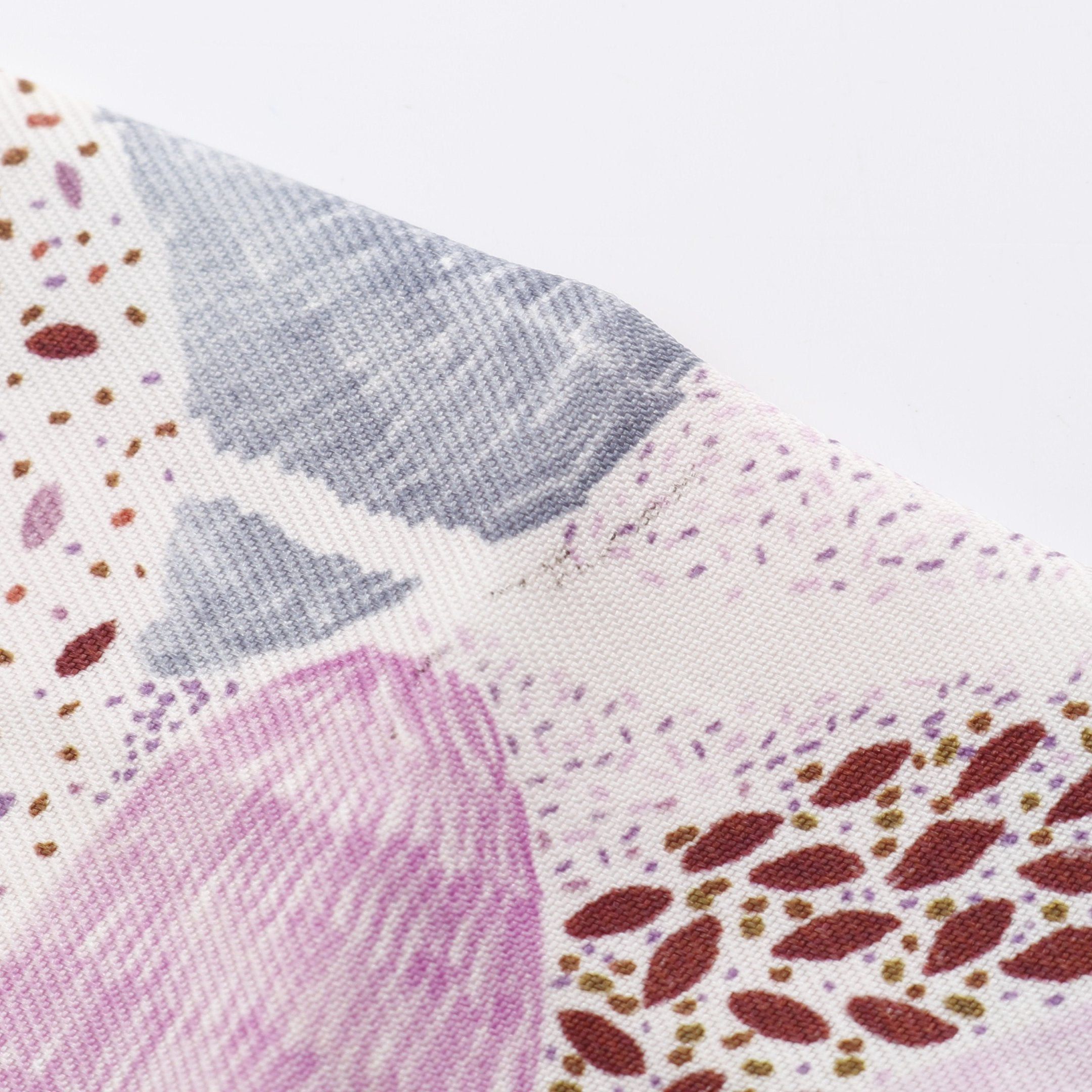 Hermes Hermes Twilly Chacun Fait Son Nid Ribbon Scarf Silk Purple Multicolor Size ONE SIZE - 4 Thumbnail