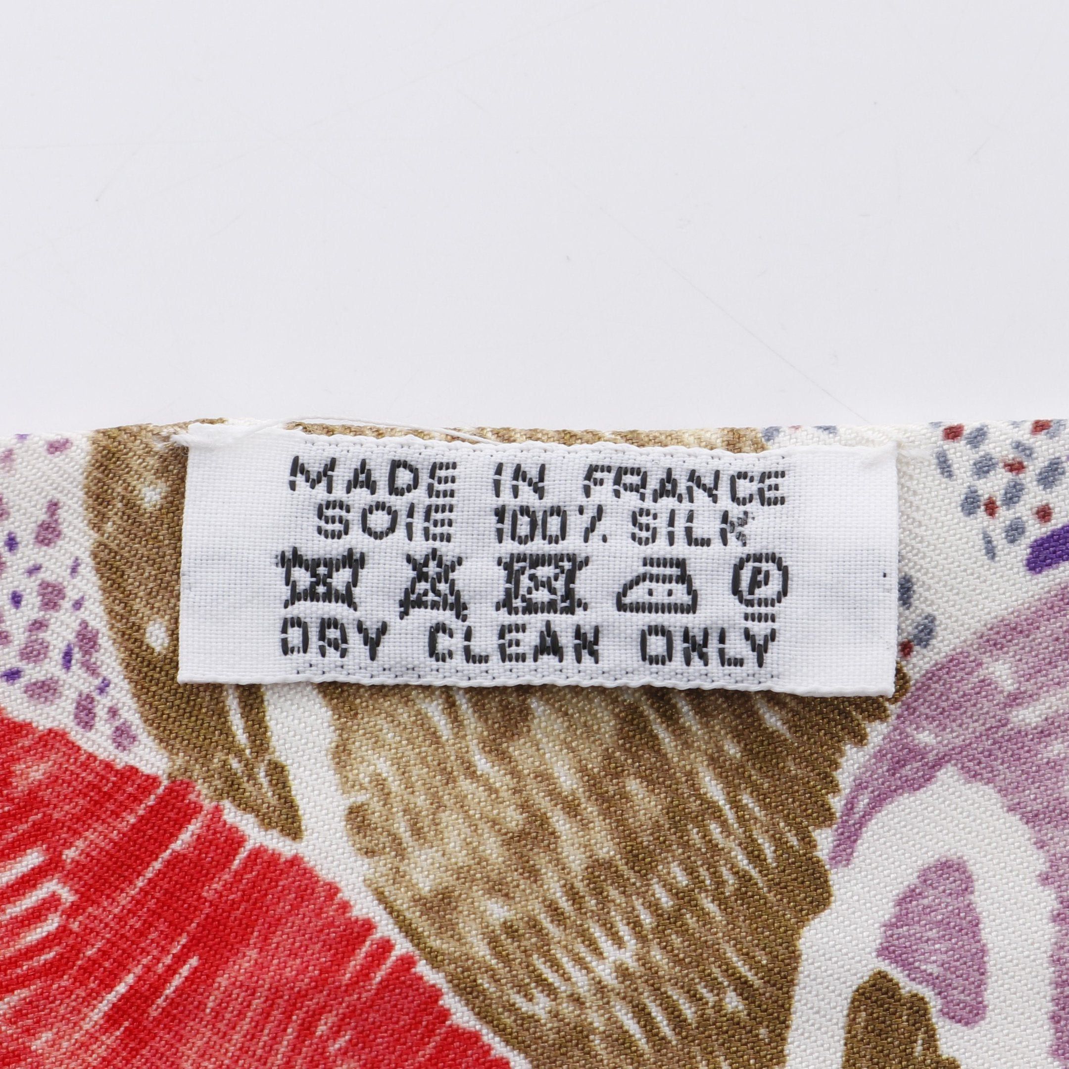 Hermes Hermes Twilly Chacun Fait Son Nid Ribbon Scarf Silk Purple Multicolor Size ONE SIZE - 3 Thumbnail