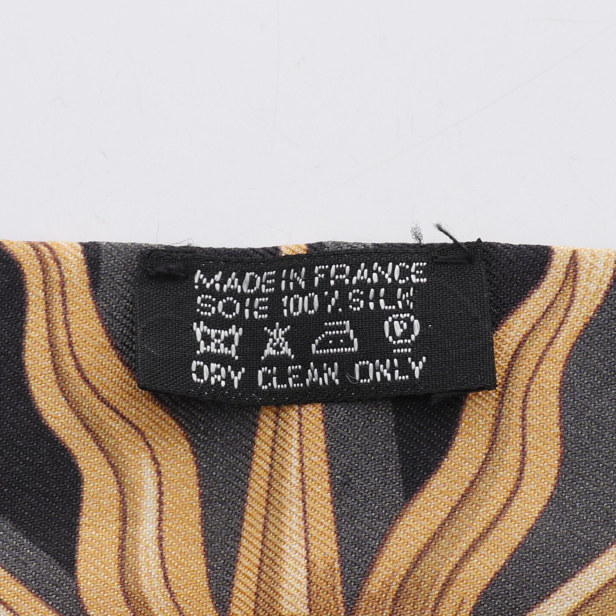 Hermes Hermes Twilly Dies Et Hore Scarf Silk Ivory Multicolor Size ONE SIZE - 3 Thumbnail