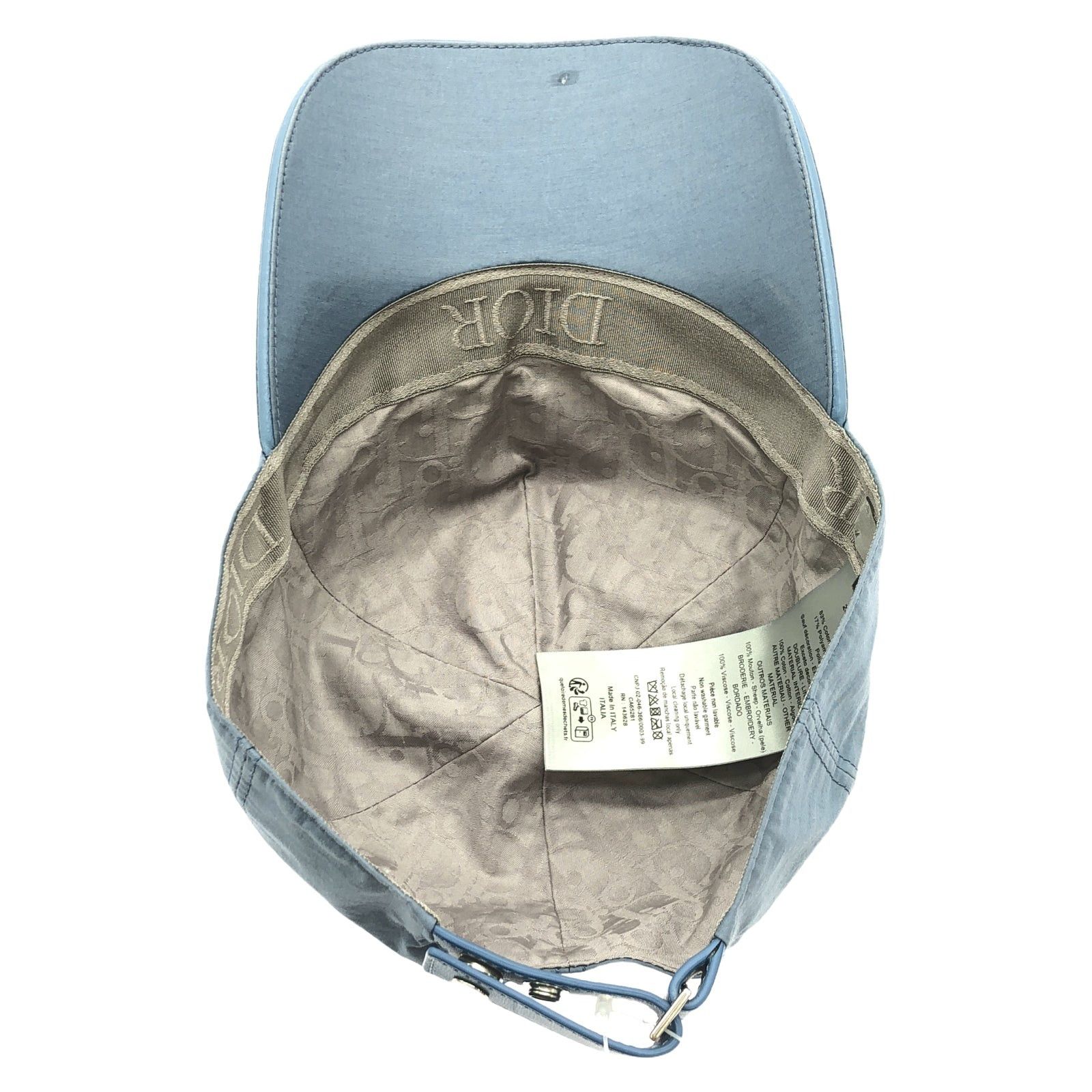 Dior Dior Cap Blue Size ONE SIZE - 4 Thumbnail