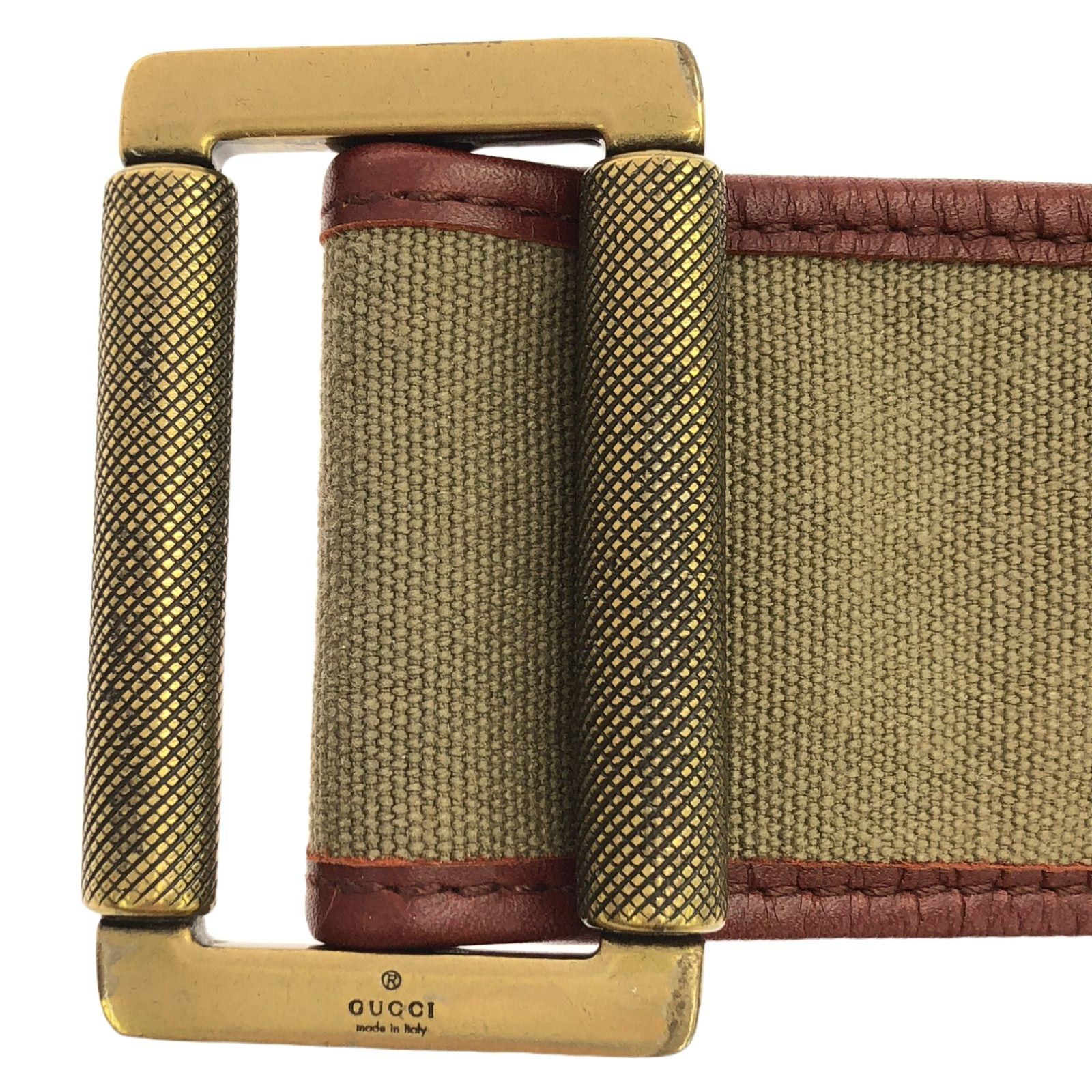 Gucci Gucci Belt Others Khaki Green Size ONE SIZE - 4 Thumbnail