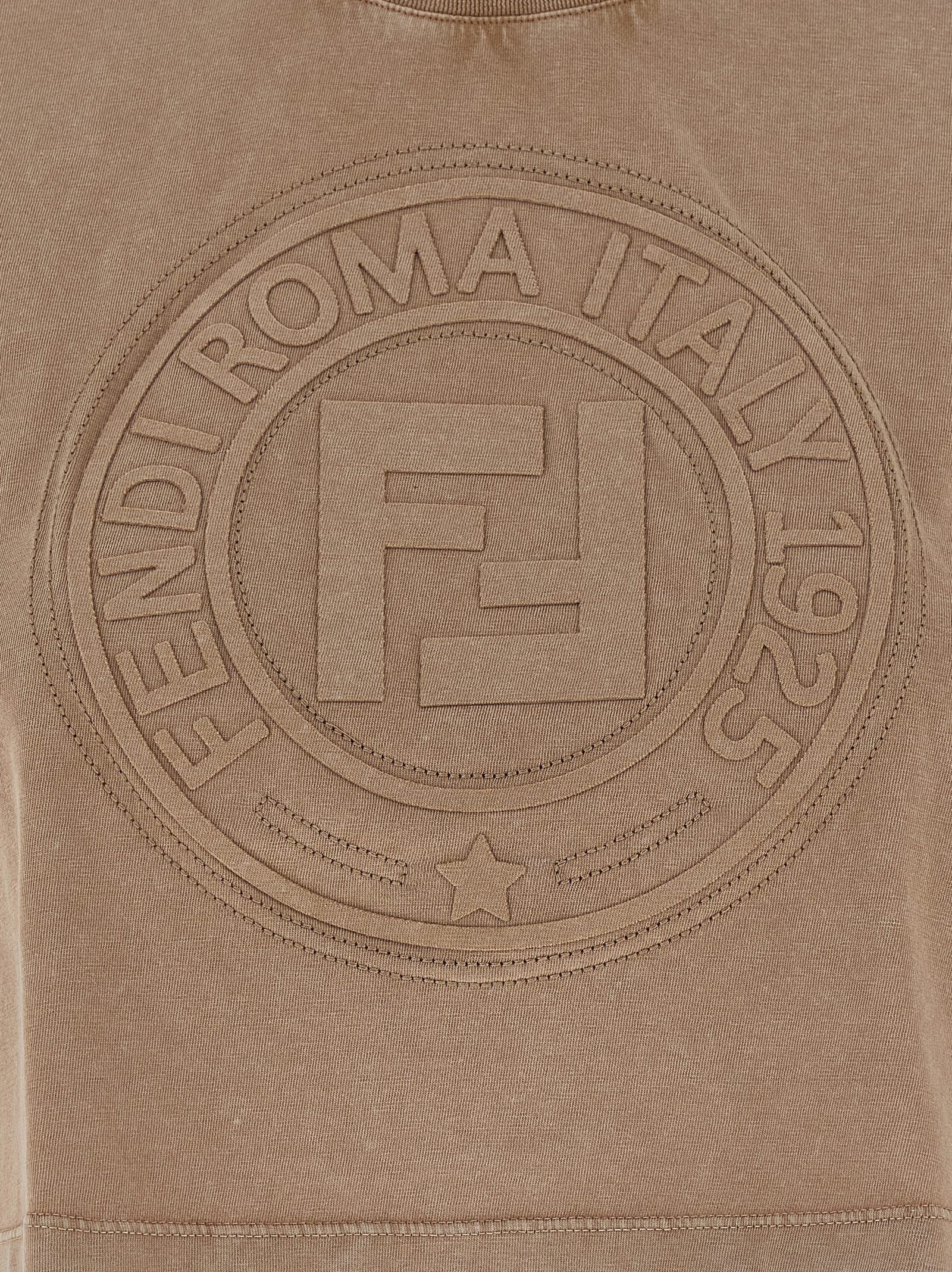 Fendi 3D 'Fendi Roma' T-Shirt Size M / US 6-8 / IT 42-44 - 4 Thumbnail