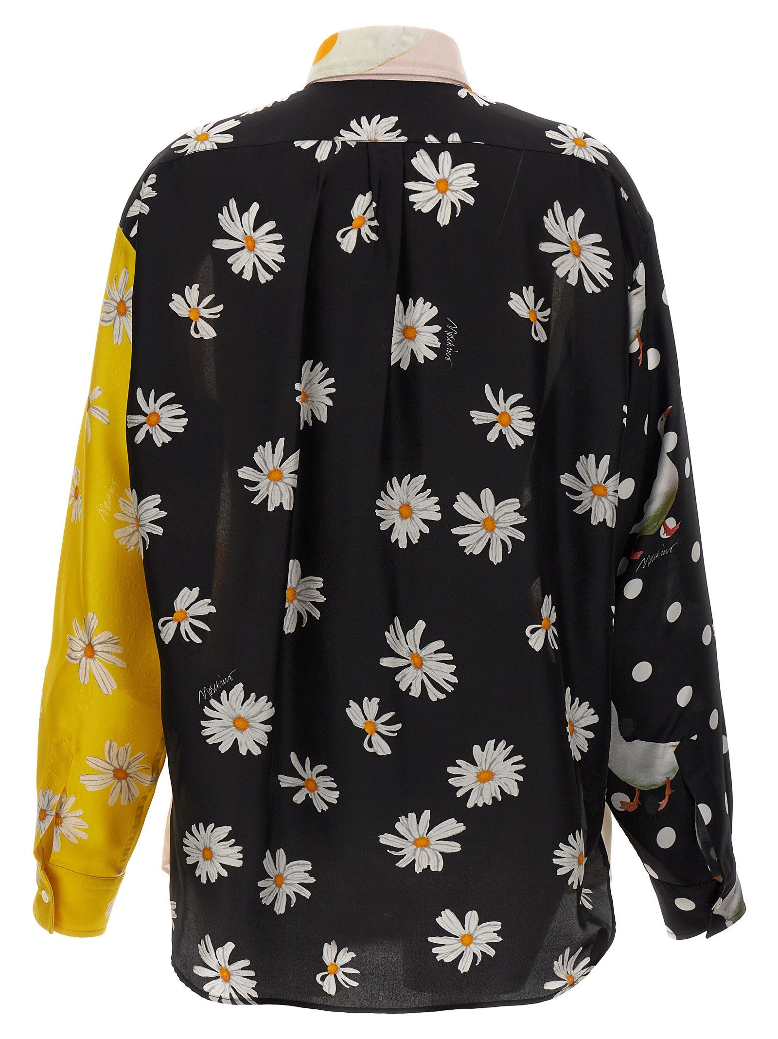 Moschino Patchwork Print Shirt Size S / US 4 / IT 40 - 2 Thumbnail