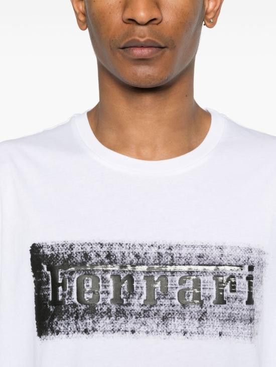 Ferrari FERRARI Men T-Shirts 21969 13 White Size US XL / EU 56 / 4 - 2 Thumbnail