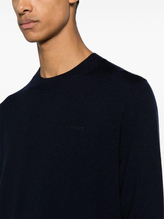 Isabel Marant ISABEL MARANT Men Sweater PU0228HA A1L79H30MI Blue Size US XL / EU 56 / 4 - 3 Thumbnail